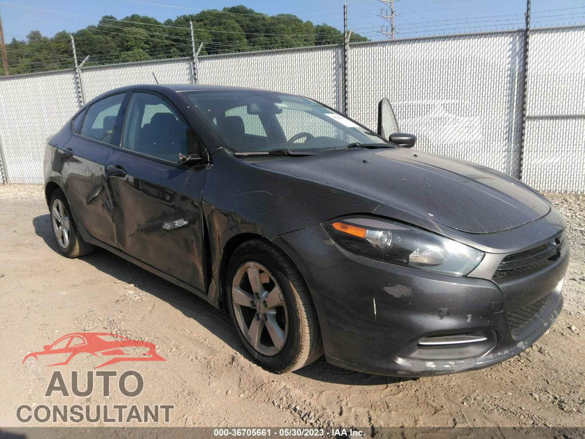 DODGE DART 2015 - 1C3CDFBB0FD105016