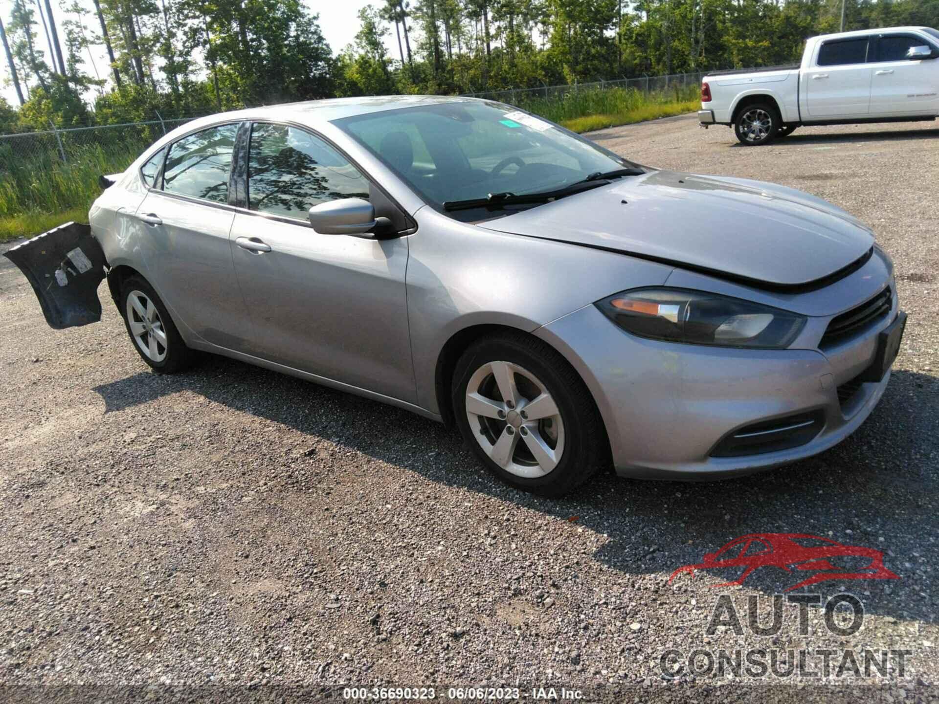 DODGE DART 2015 - 1C3CDFBB3FD105043