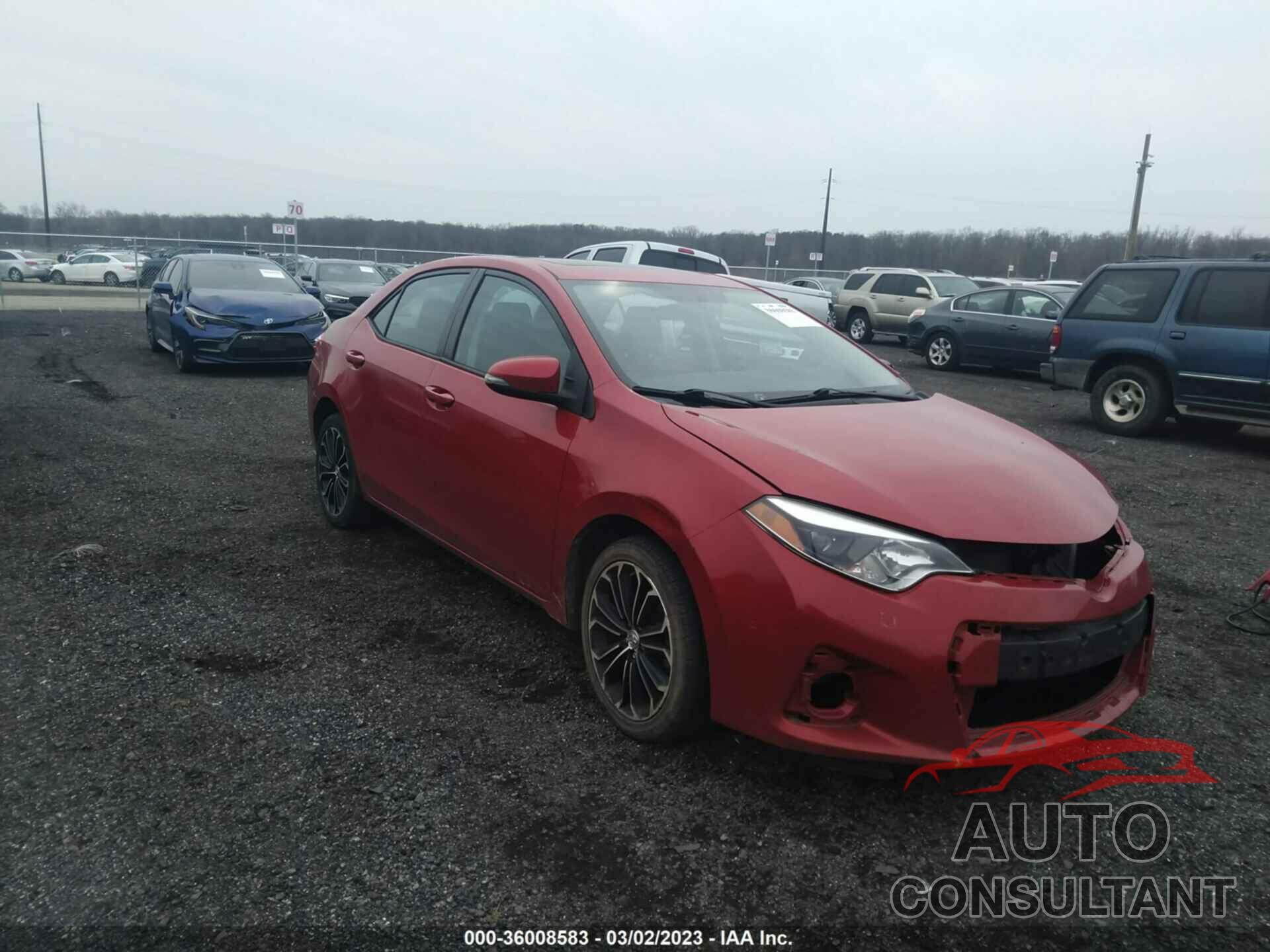 TOYOTA COROLLA 2016 - 2T1BURHE8GC721717