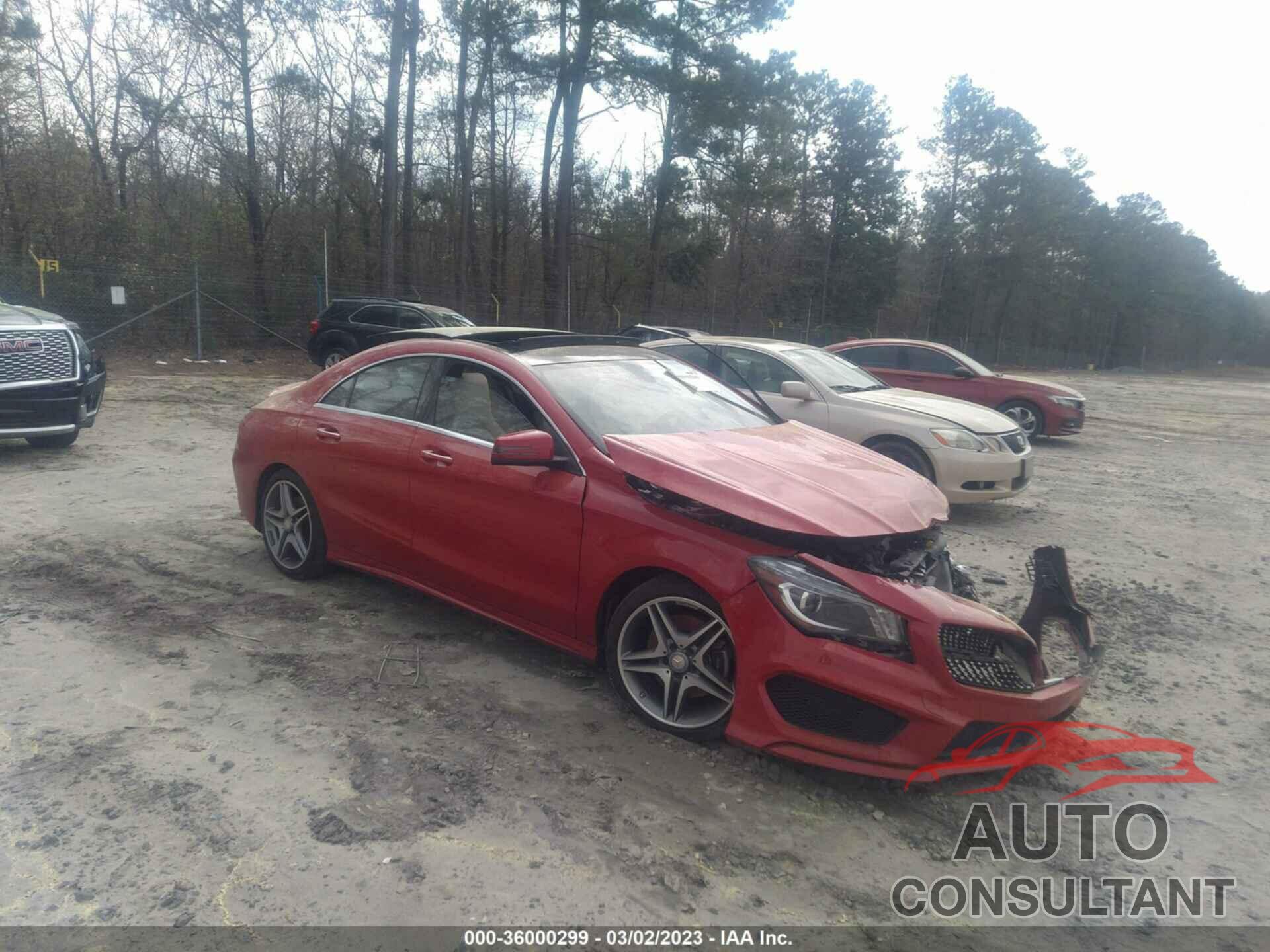 MERCEDES-BENZ CLA-CLASS 2015 - WDDSJ4EB1FN193624