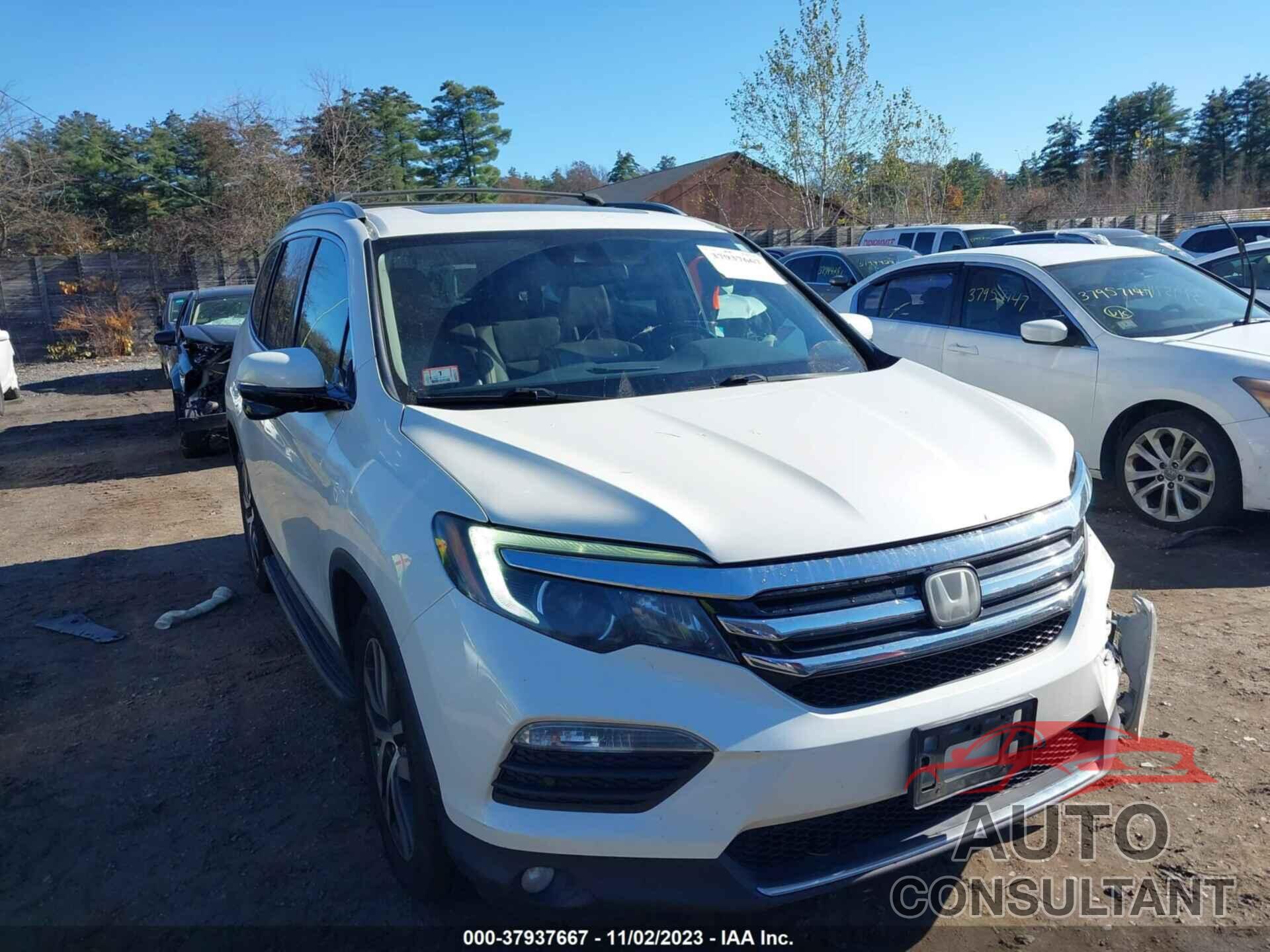 HONDA PILOT 2016 - 5FNYF6H96GB088815