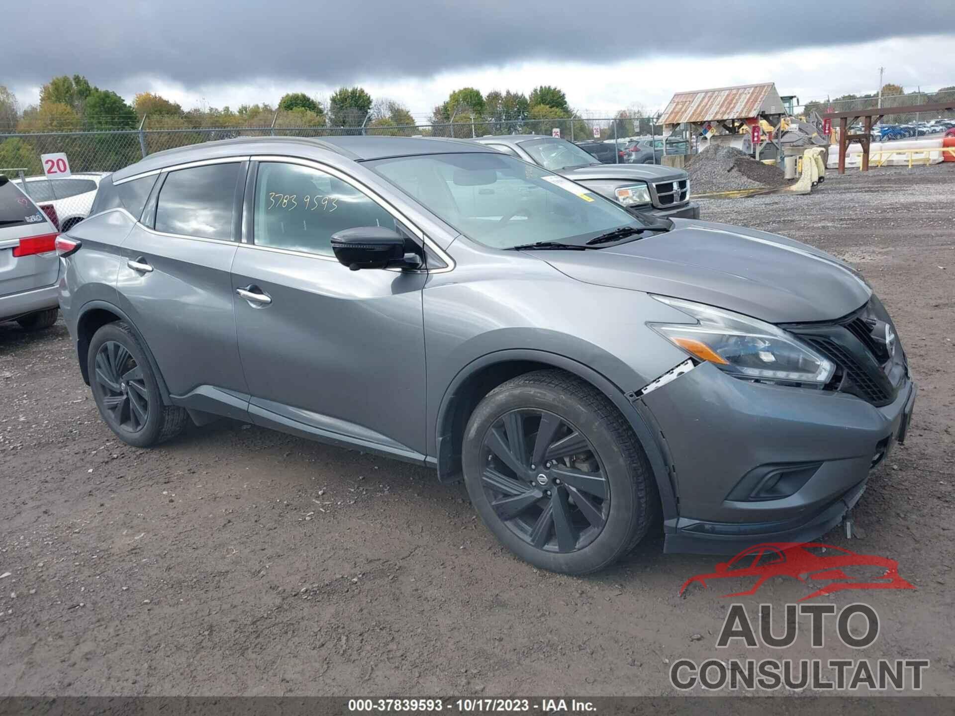 NISSAN MURANO 2018 - 5N1AZ2MH2JN115723