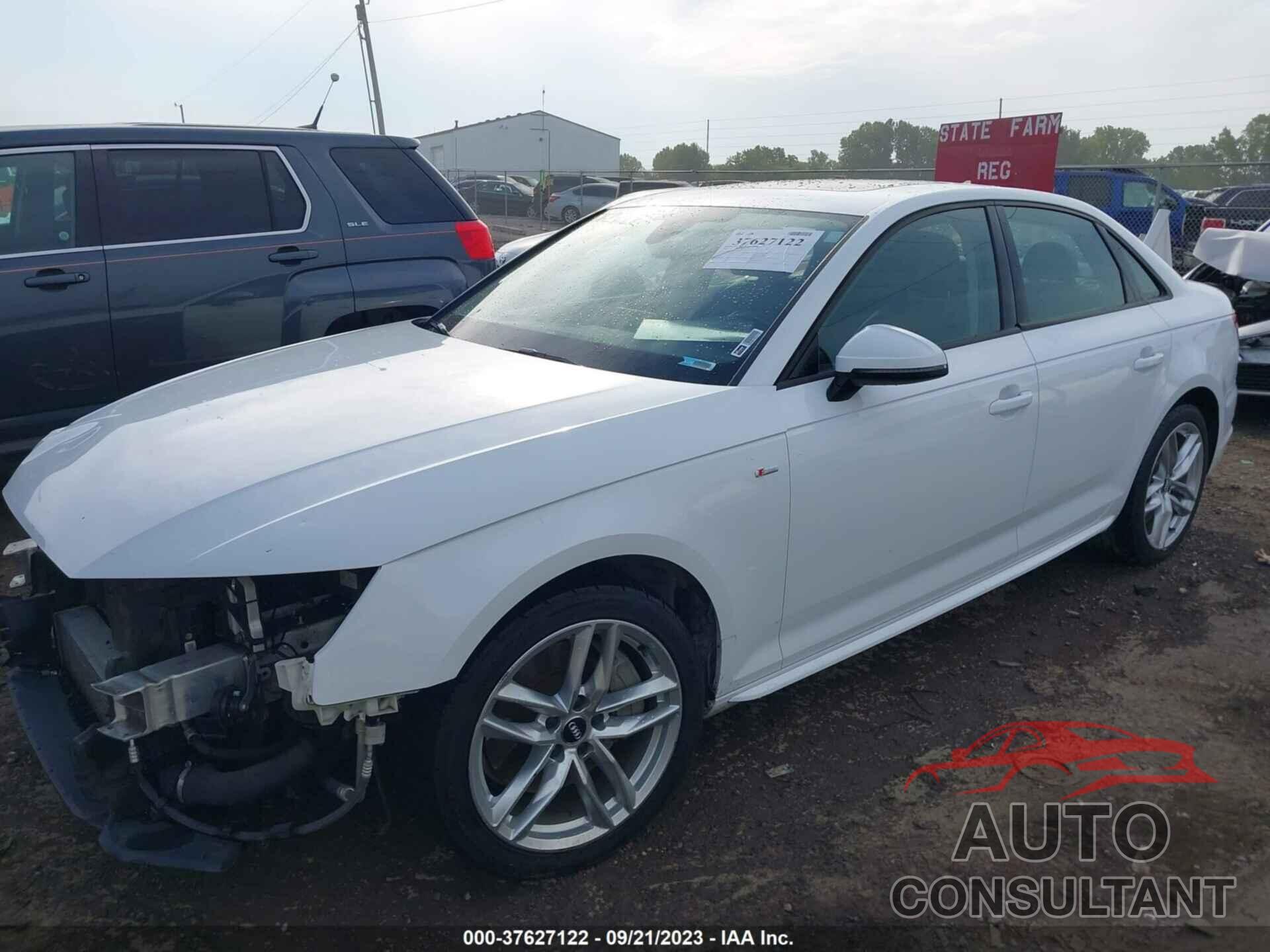 AUDI A4 2017 - WAUDNAF44HN045148
