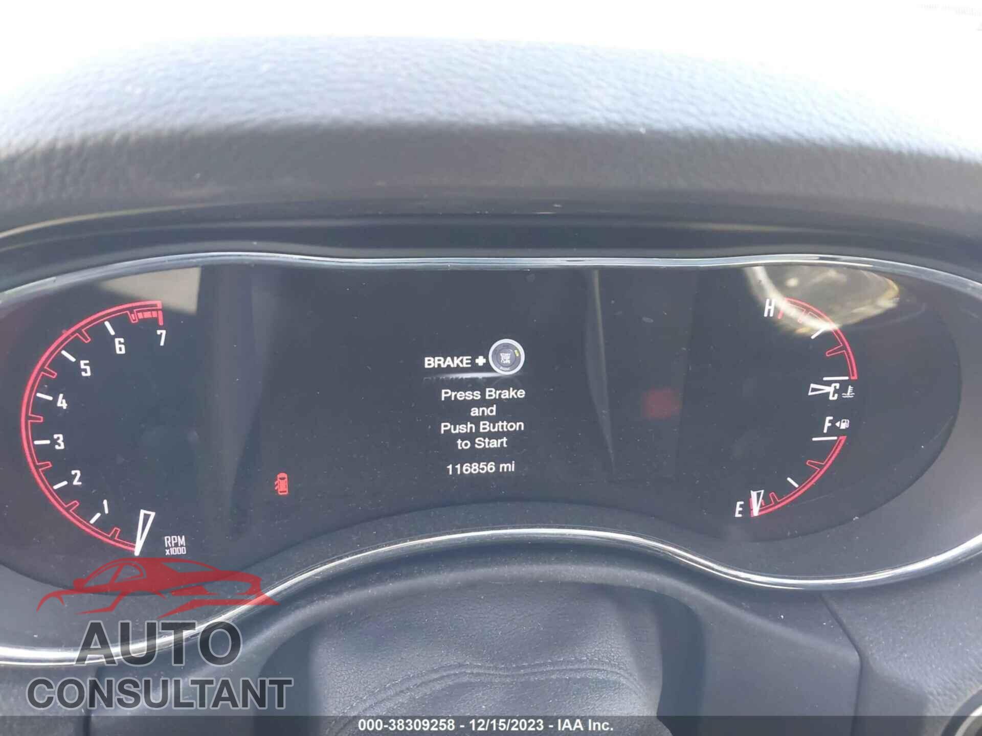 DODGE DURANGO 2017 - 1C4RDHAG2HC757708