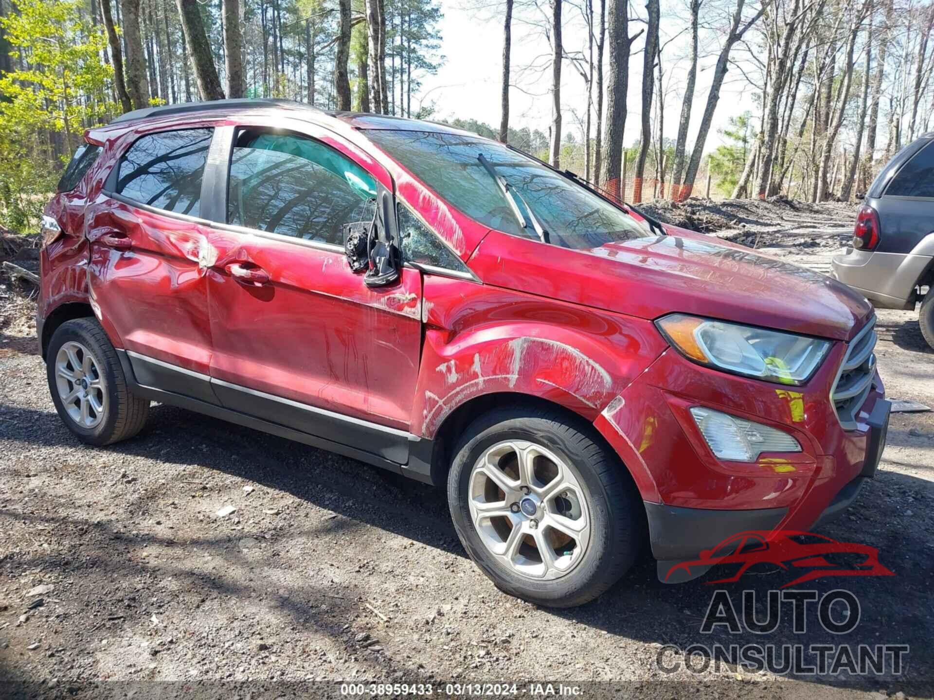 FORD ECOSPORT 2019 - MAJ3S2GE4KC285443