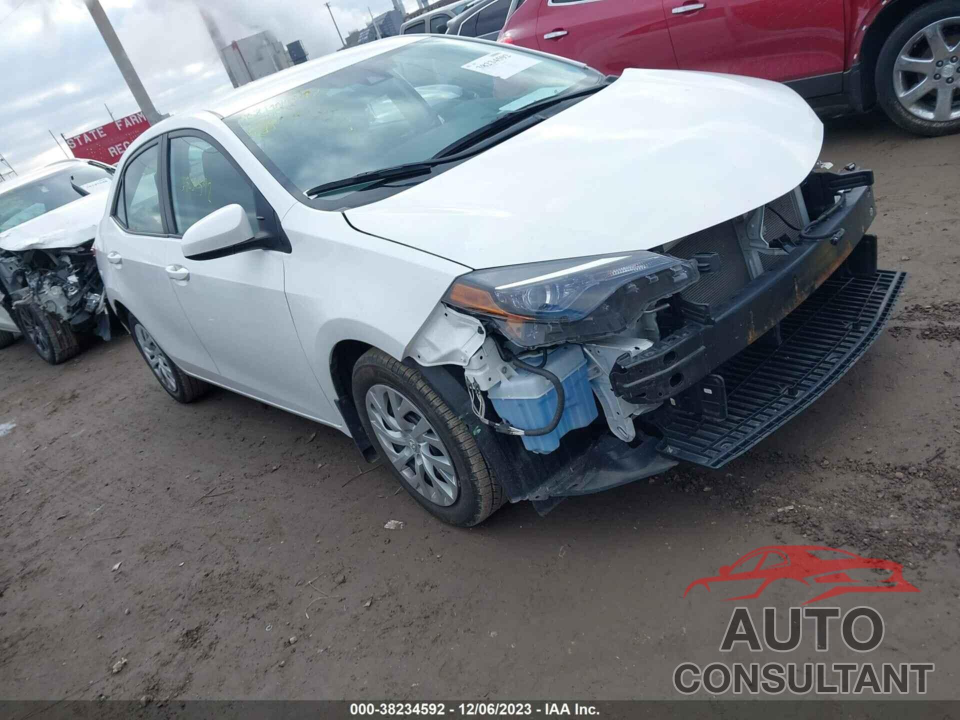 TOYOTA COROLLA 2017 - 2T1BURHE3HC934480