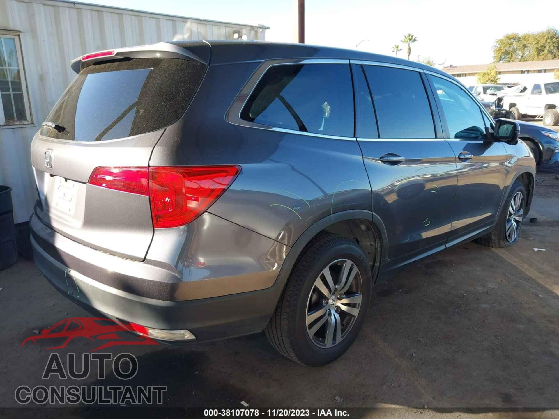 HONDA PILOT 2017 - 5FNYF5H84HB024002