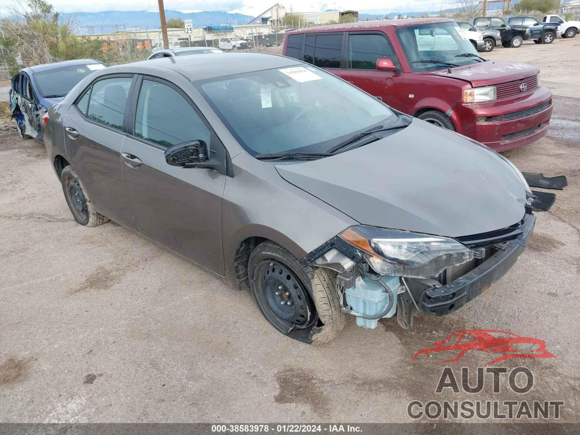 TOYOTA COROLLA 2017 - 2T1BURHE3HC925200