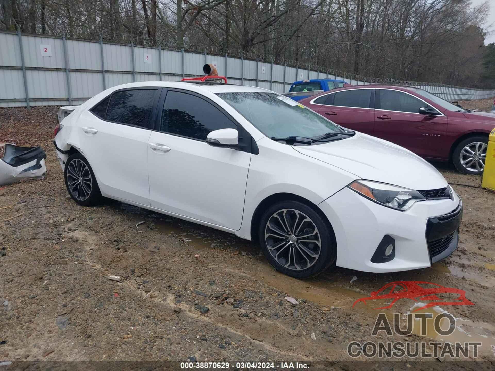 TOYOTA COROLLA 2016 - 5YFBURHE4GP400175