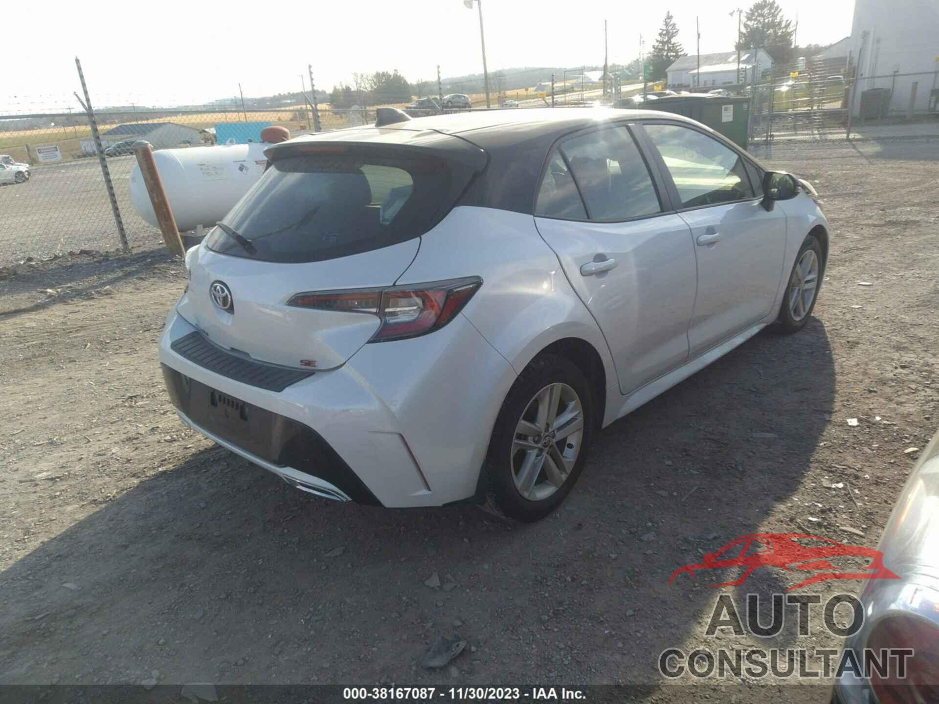 TOYOTA COROLLA 2022 - JTNB4MBE8N3157550