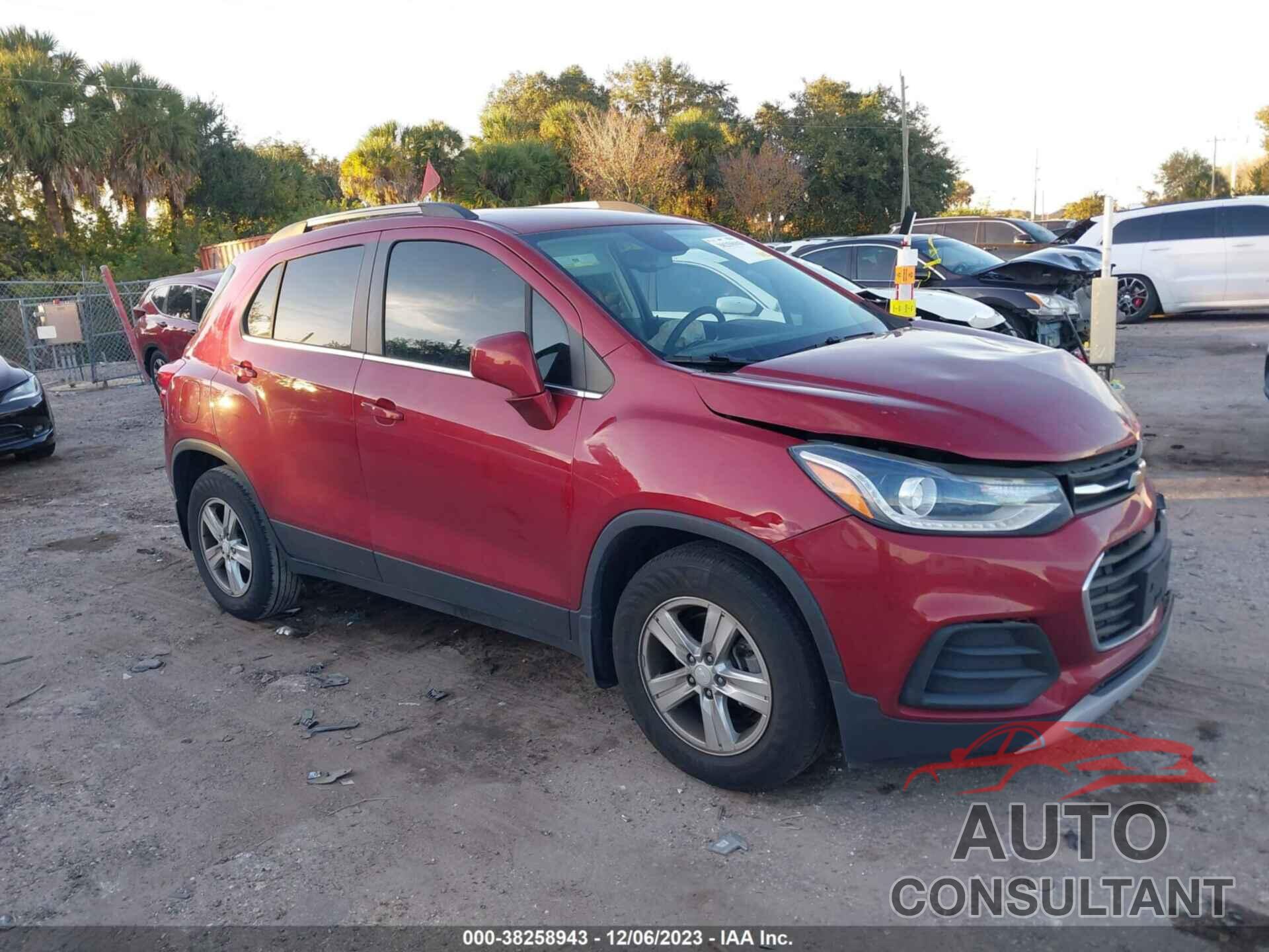 CHEVROLET TRAX 2019 - 3GNCJLSB5KL311317