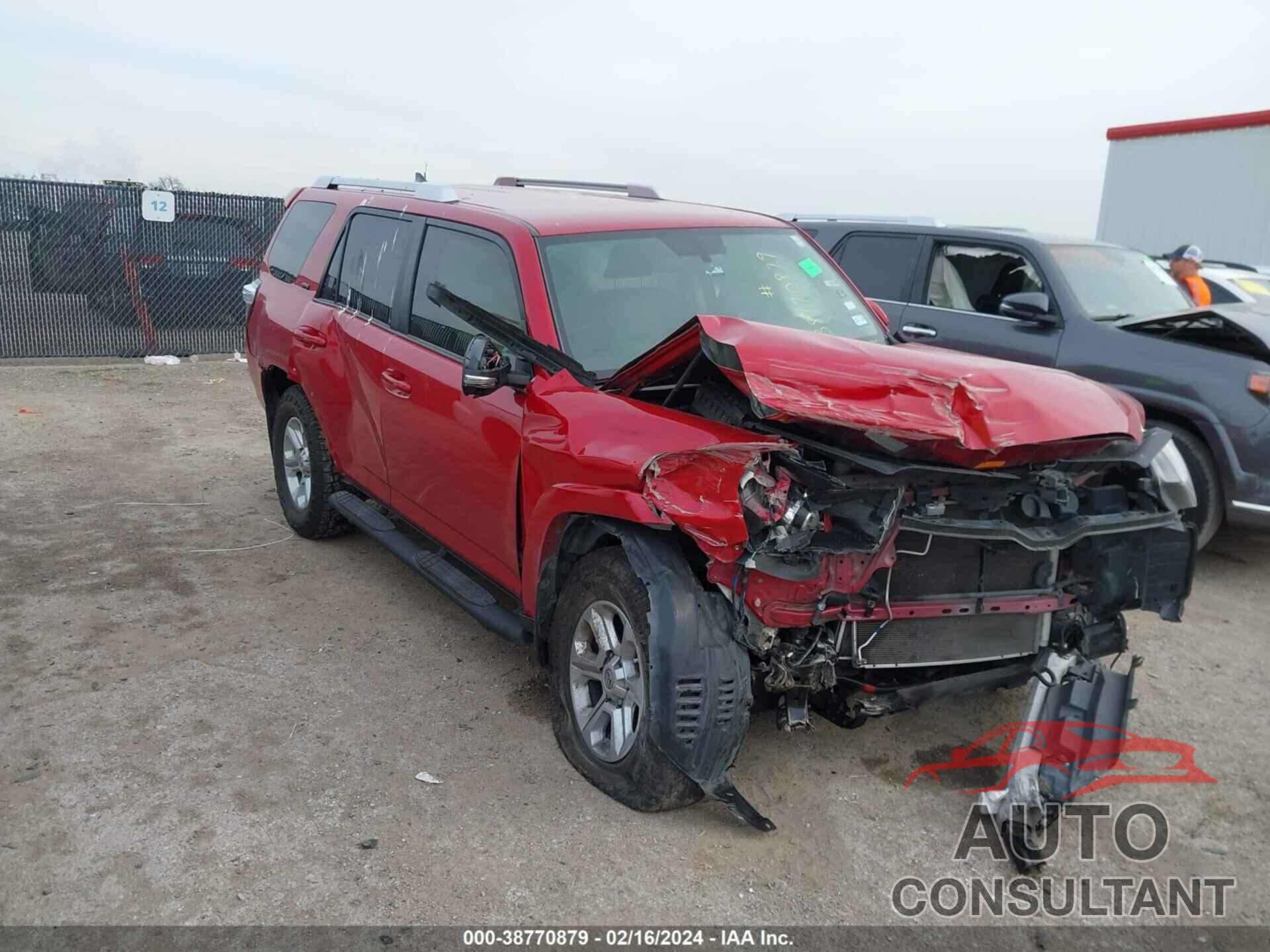 TOYOTA 4RUNNER 2017 - JTEZU5JR1H5151476