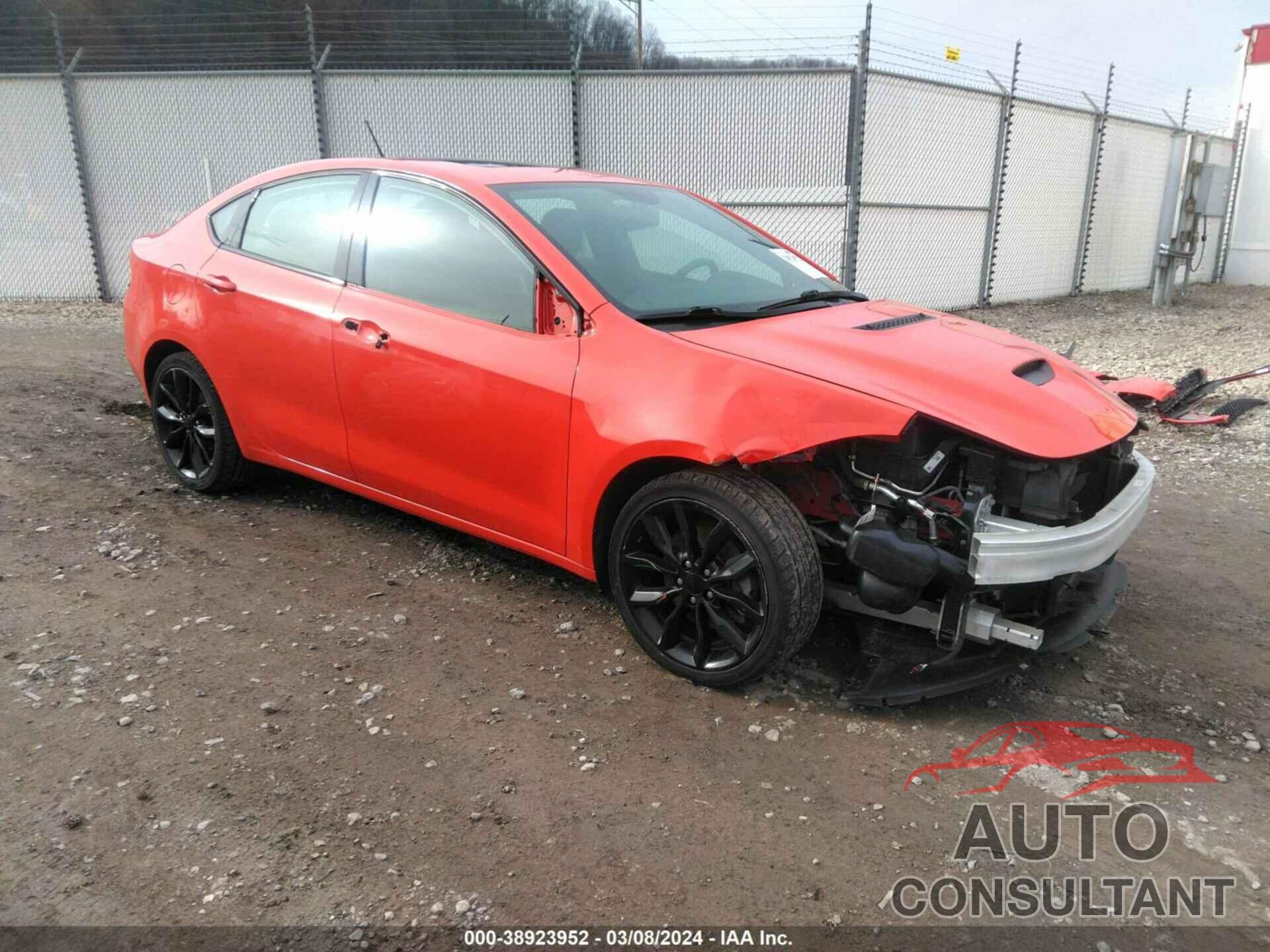 DODGE DART 2016 - 1C3CDFEB5GD701185