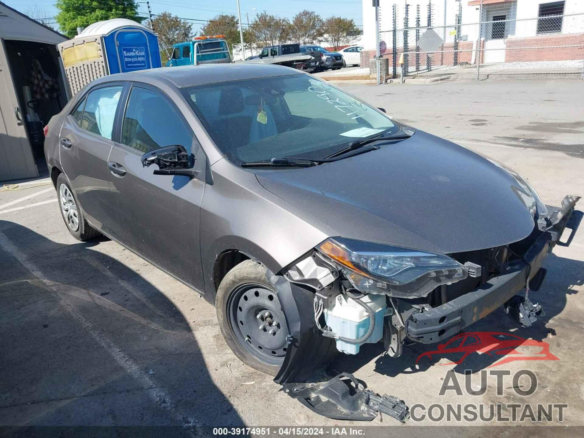 TOYOTA COROLLA 2018 - 2T1BURHE3JC117290