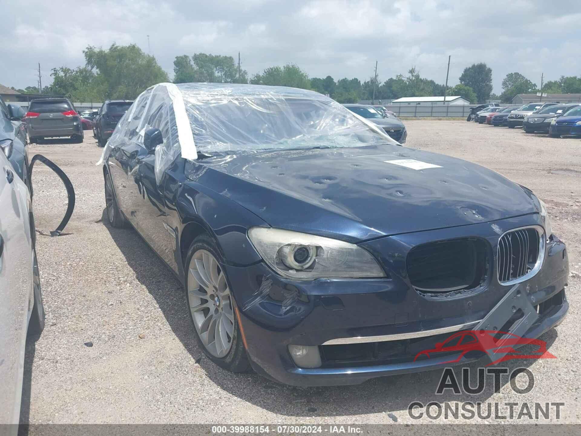 BMW 750LI 2009 - WBAKB83589CY60309