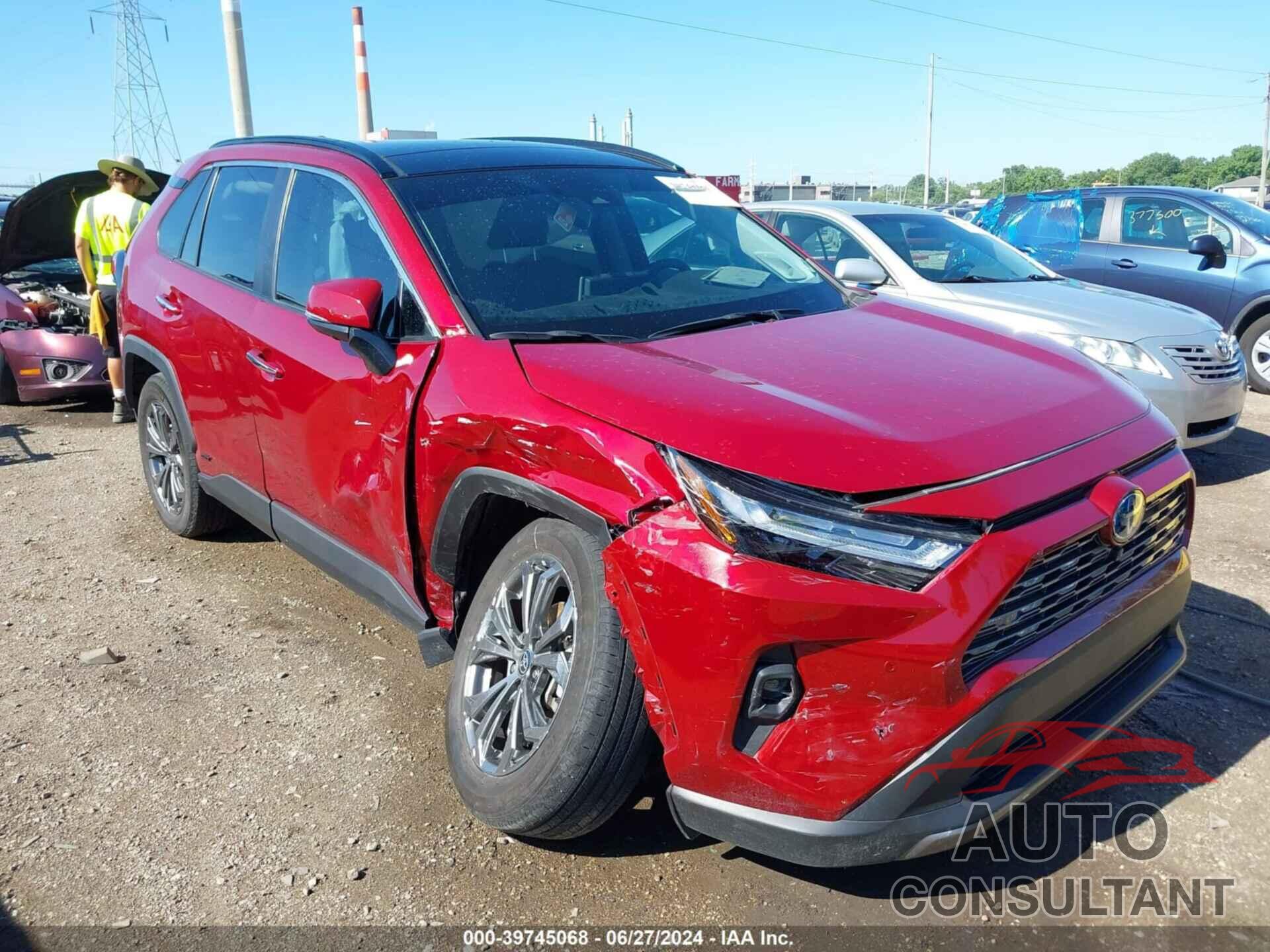 TOYOTA RAV4 HYBRID 2022 - 4T3D6RFV0NU077610