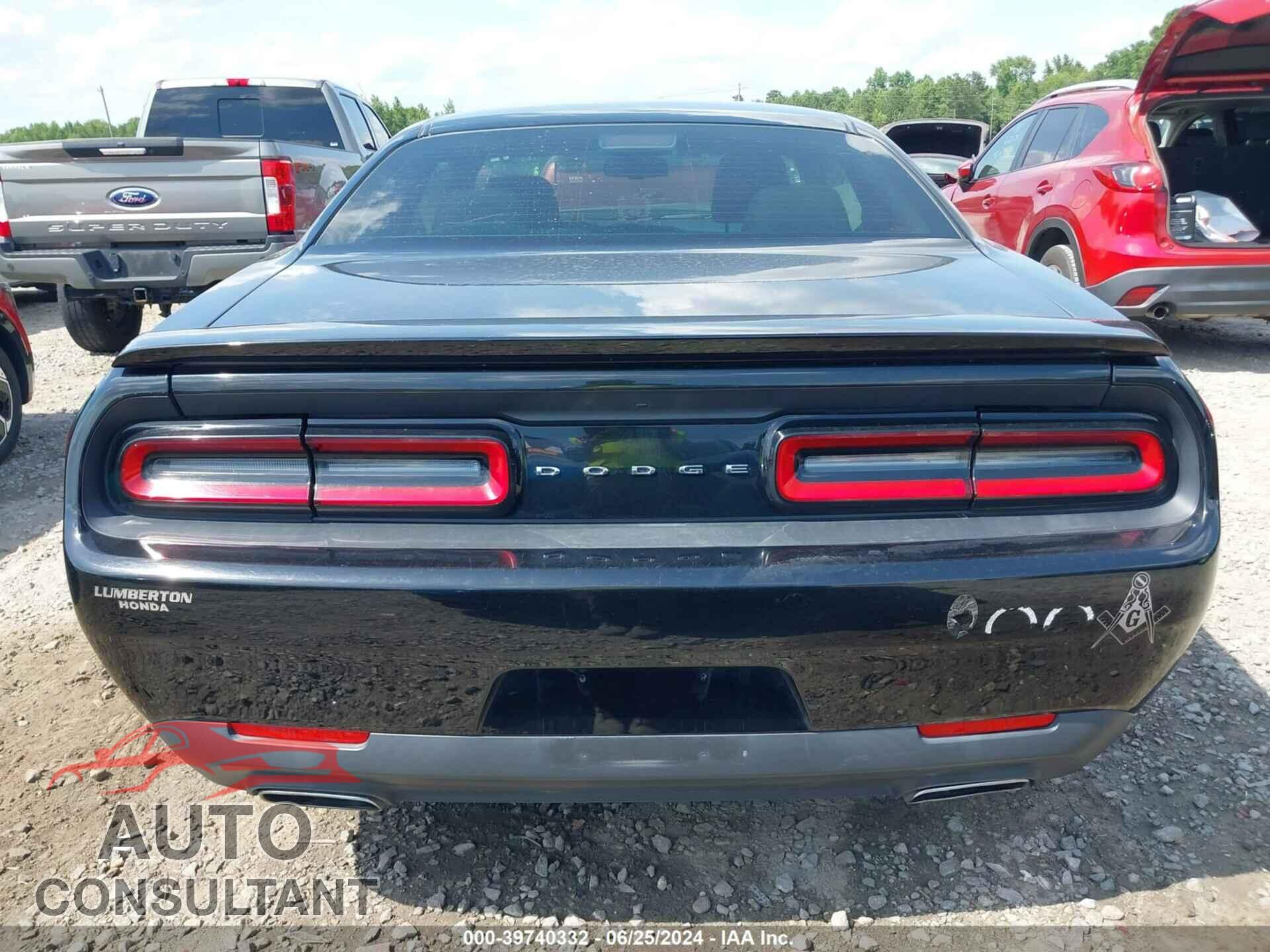DODGE CHALLENGER 2017 - 2C3CDZAG9HH567272