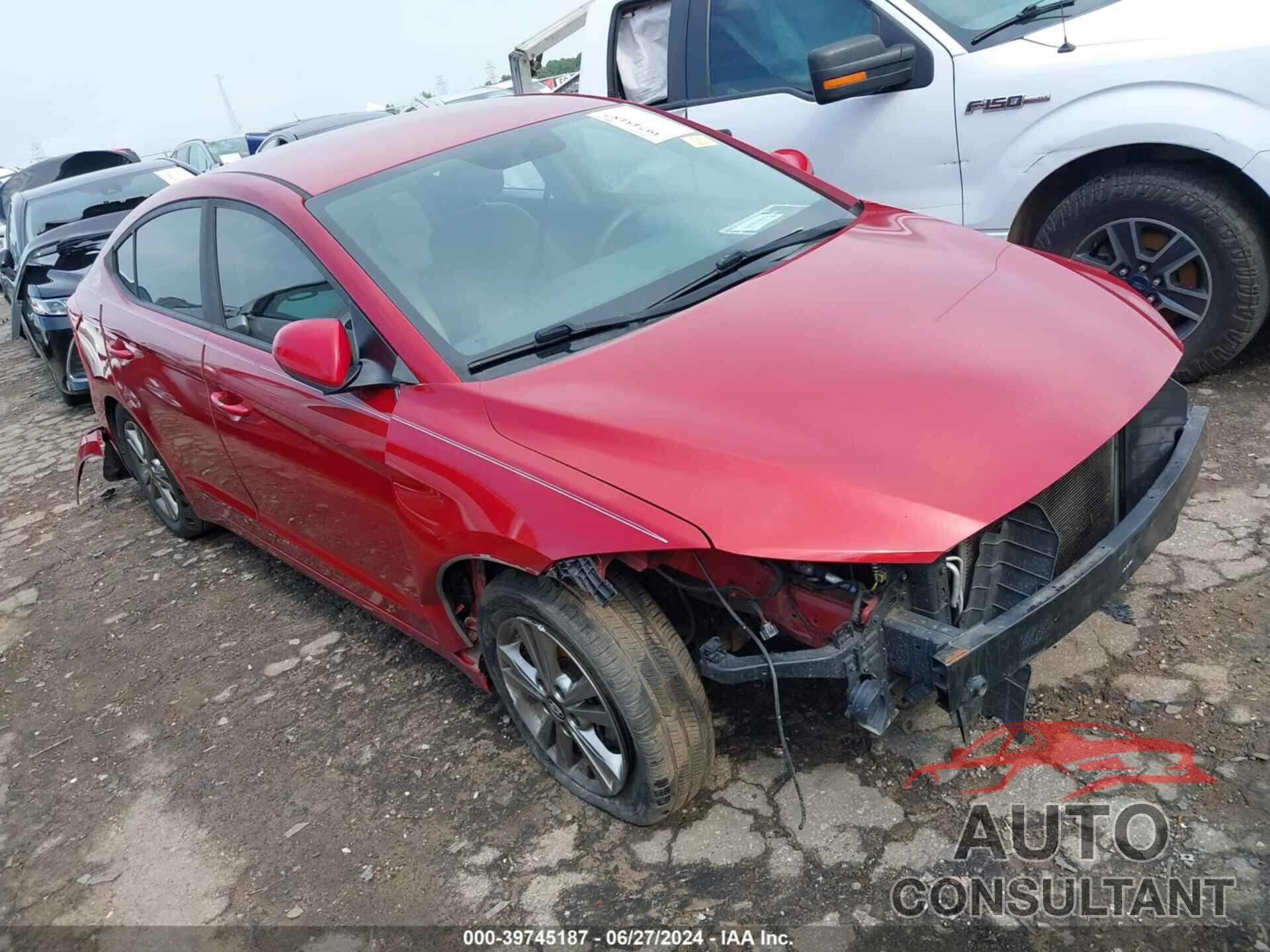 HYUNDAI ELANTRA 2017 - KMHD84LF3HU191396