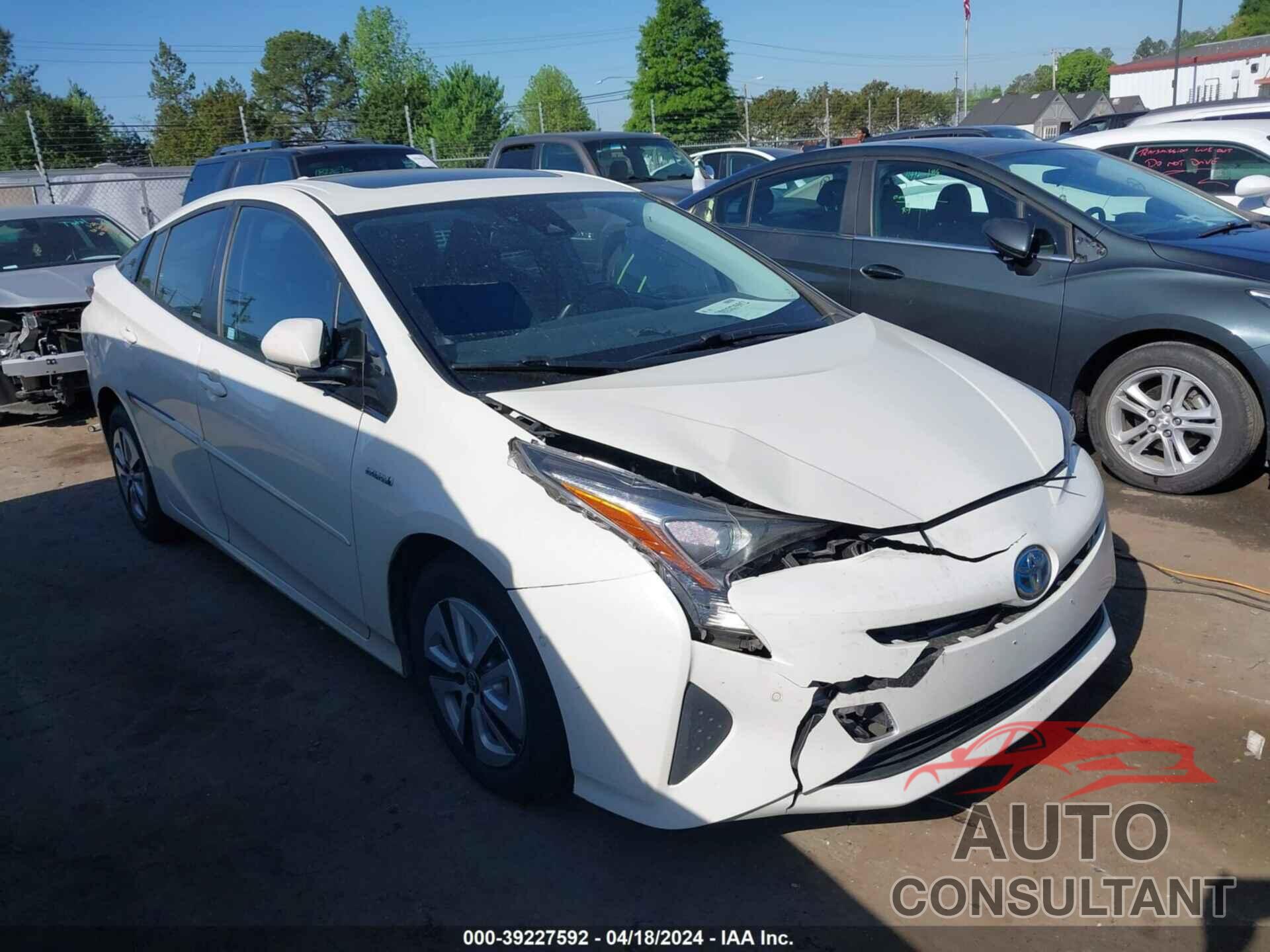 TOYOTA PRIUS 2016 - JTDKARFU3G3029148