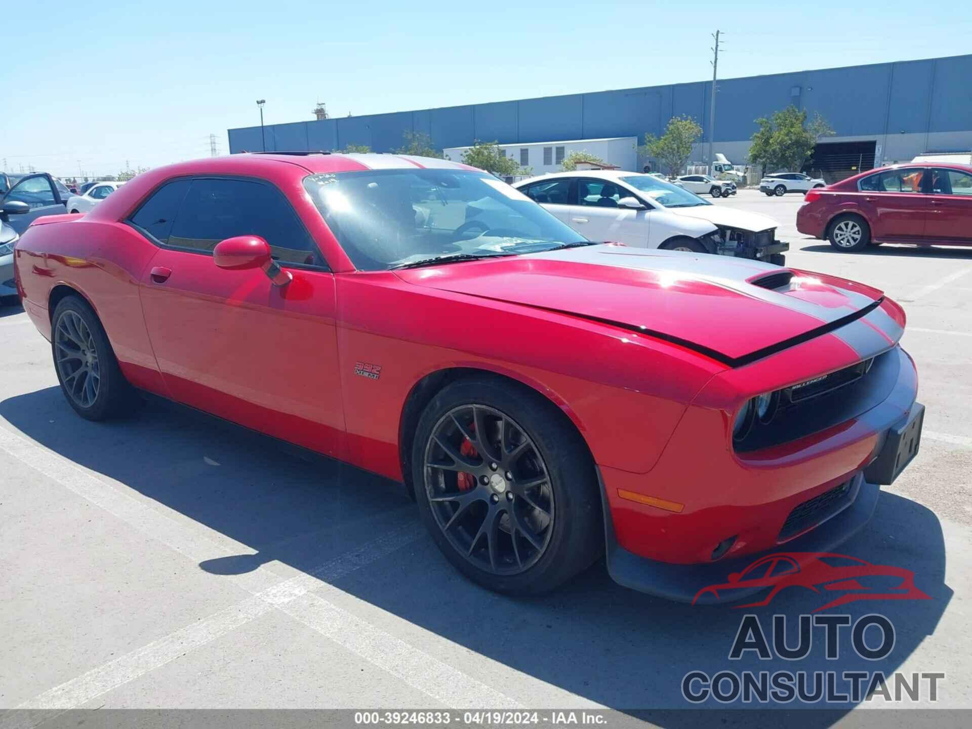 DODGE CHALLENGER 2016 - 2C3CDZDJ9GH249819