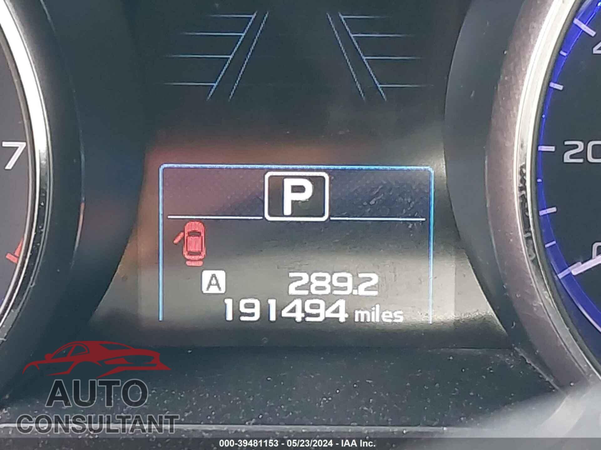 SUBARU OUTBACK 2016 - 4S4BSBFC2G3242860