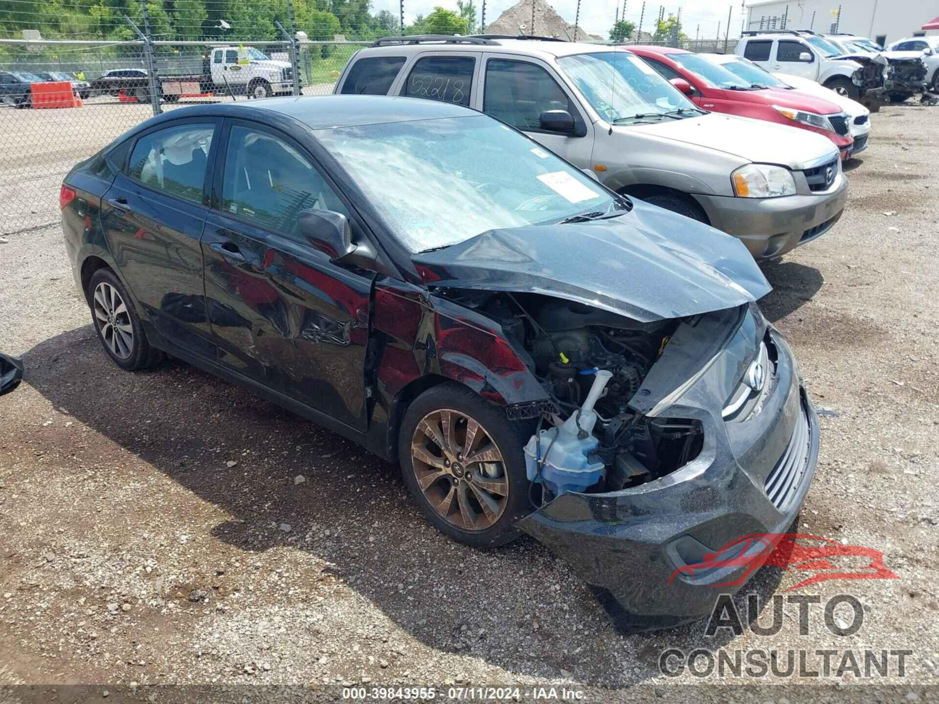 HYUNDAI ACCENT 2017 - KMHCT4AEXHU373617