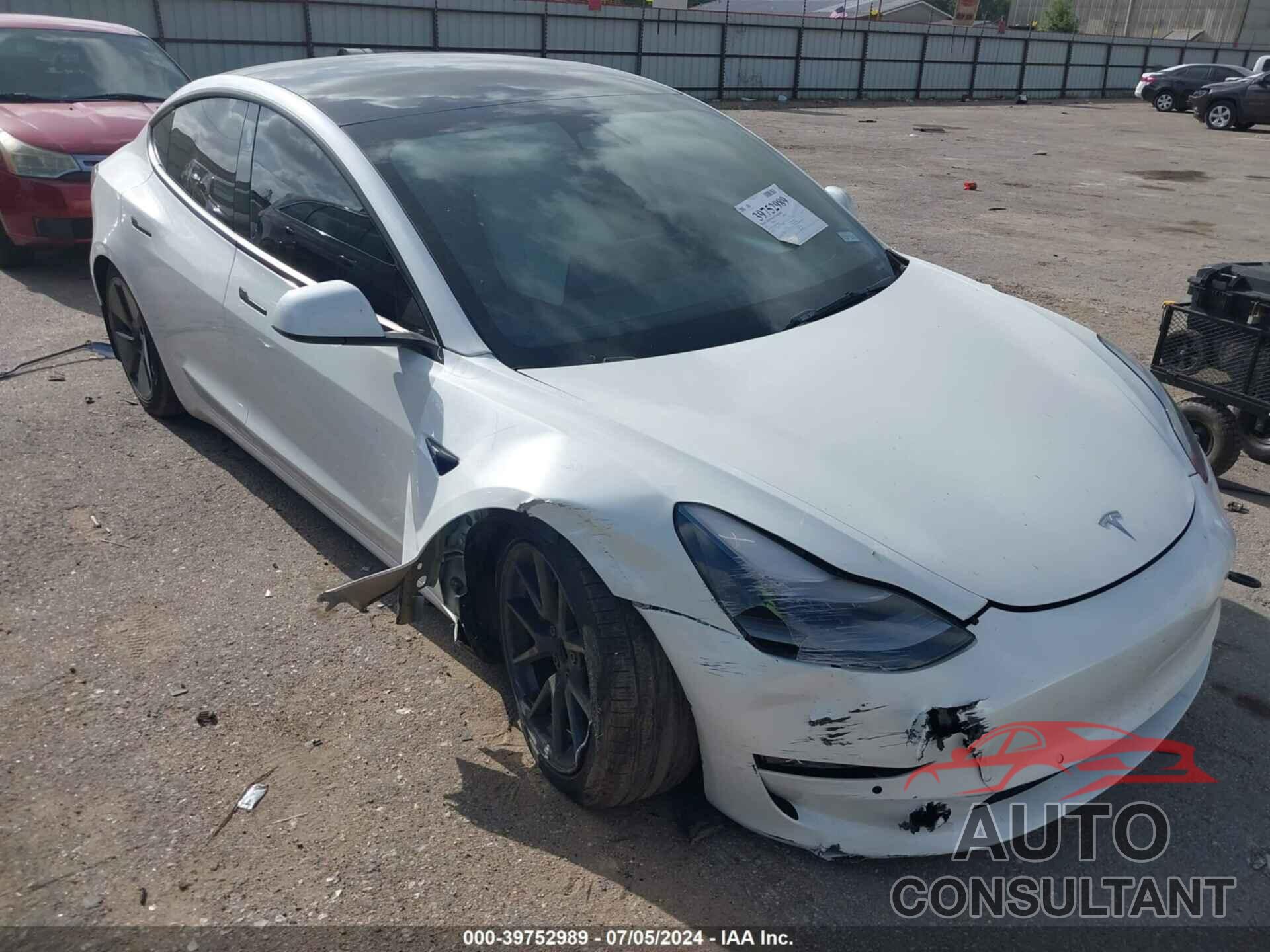 TESLA MODEL 3 2022 - 5YJ3E1EB3NF125694