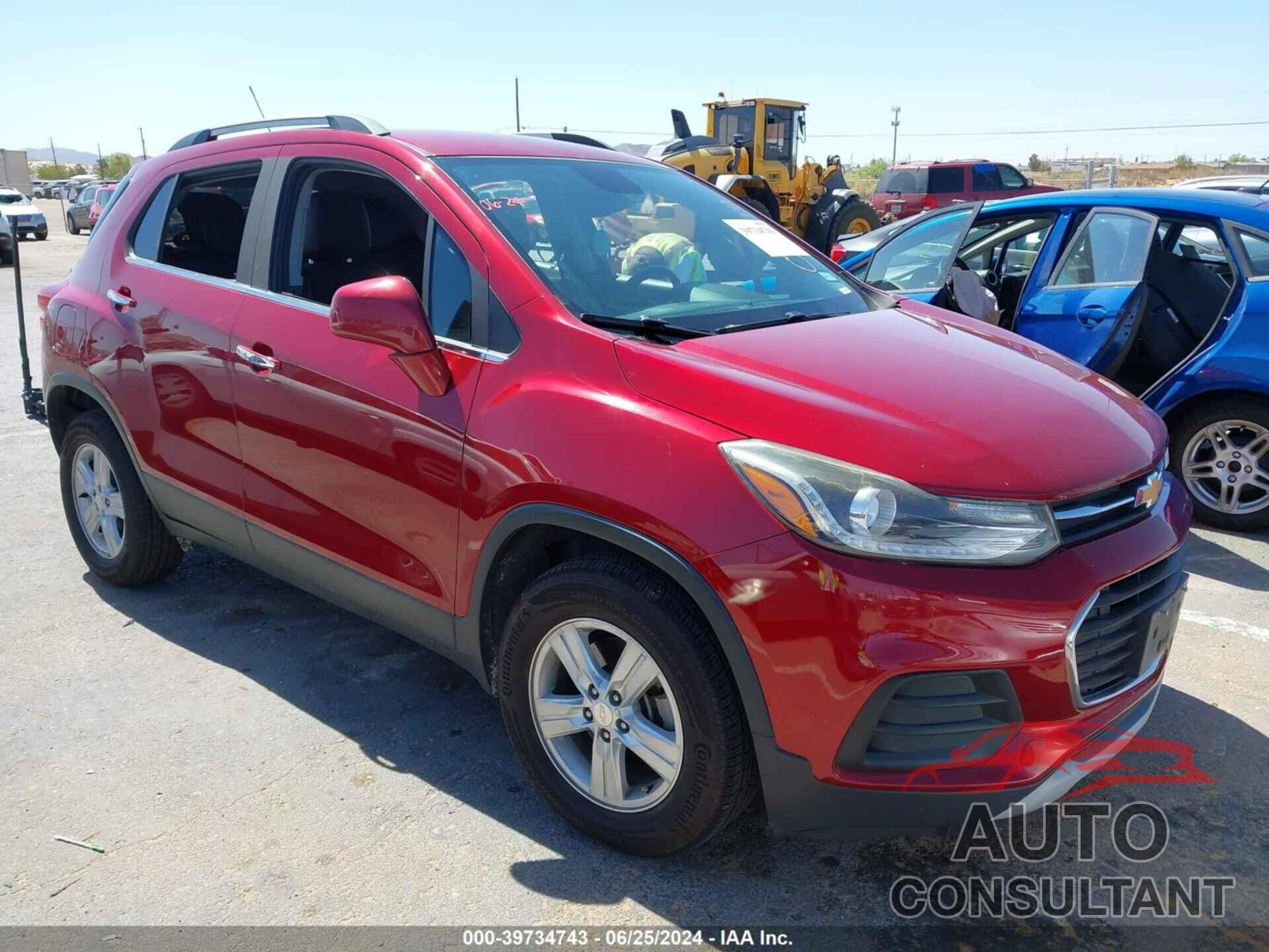 CHEVROLET TRAX 2018 - 3GNCJLSB3JL258471