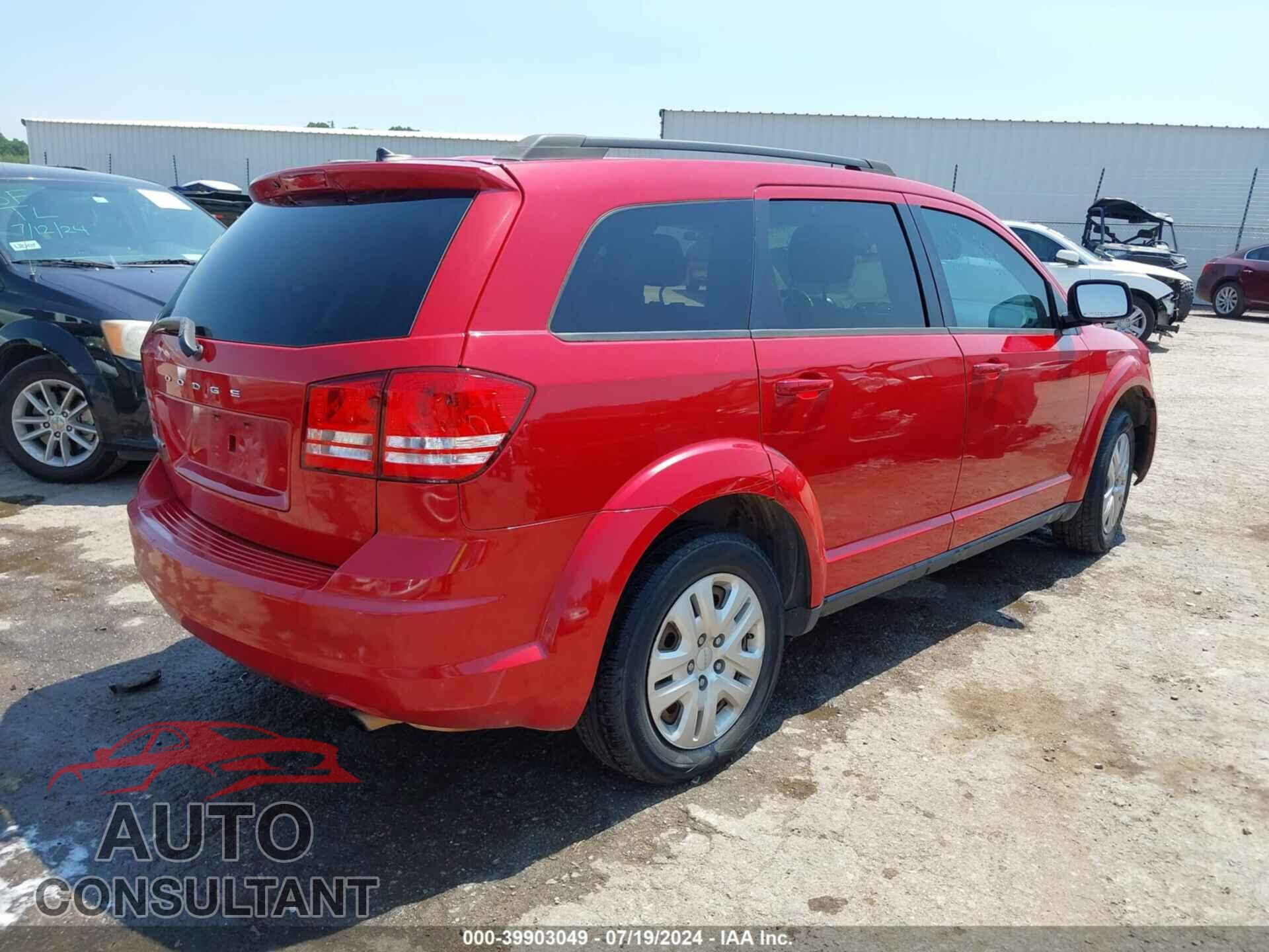 DODGE JOURNEY 2016 - 3C4PDCAB7GT123716