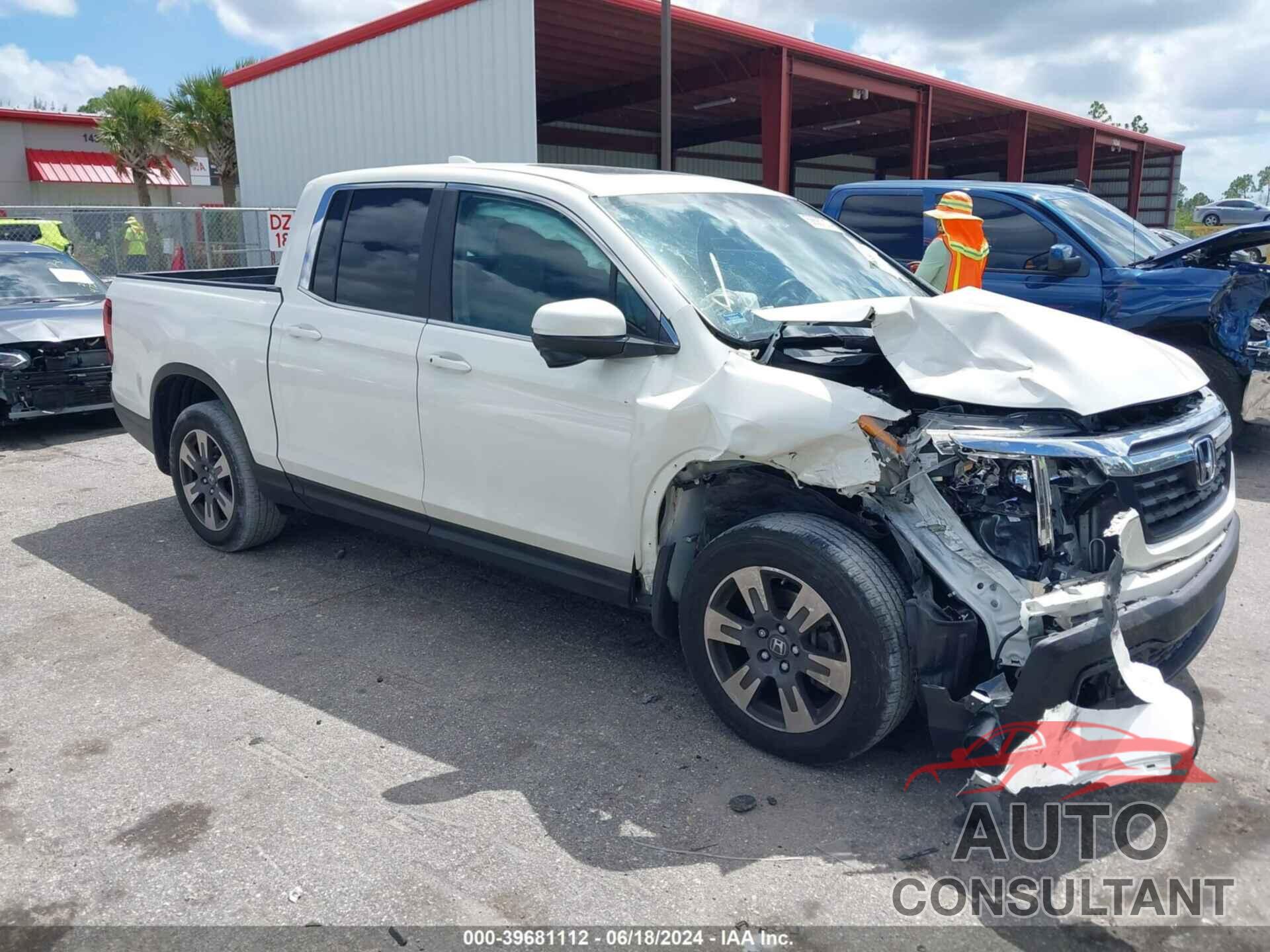 HONDA RIDGELINE 2019 - 5FPYK2F6XKB000670