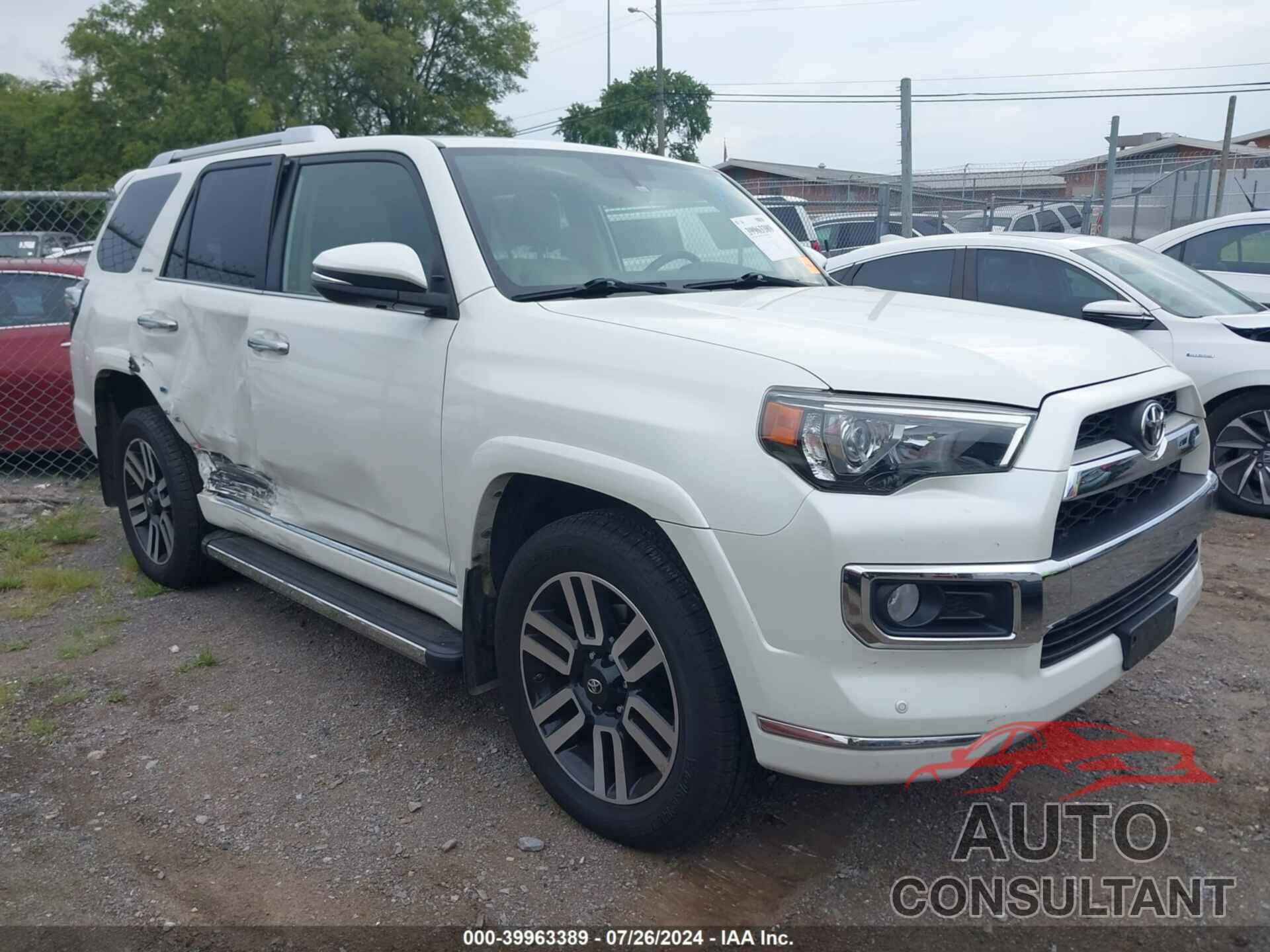 TOYOTA 4RUNNER 2018 - JTEBU5JR7J5600554