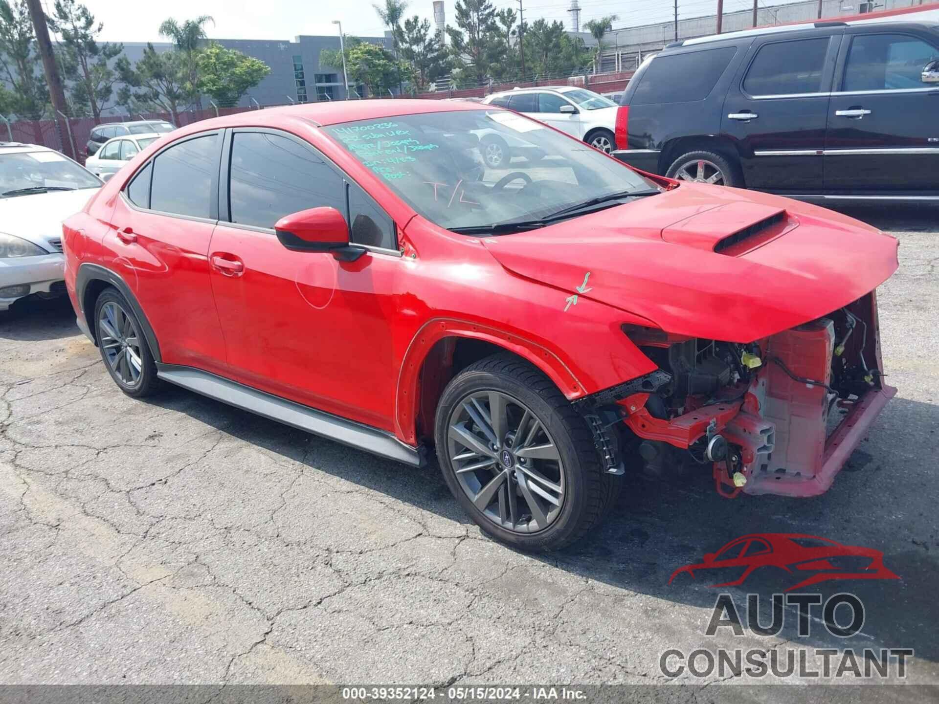 SUBARU WRX 2022 - JF1VBAB62N8010499