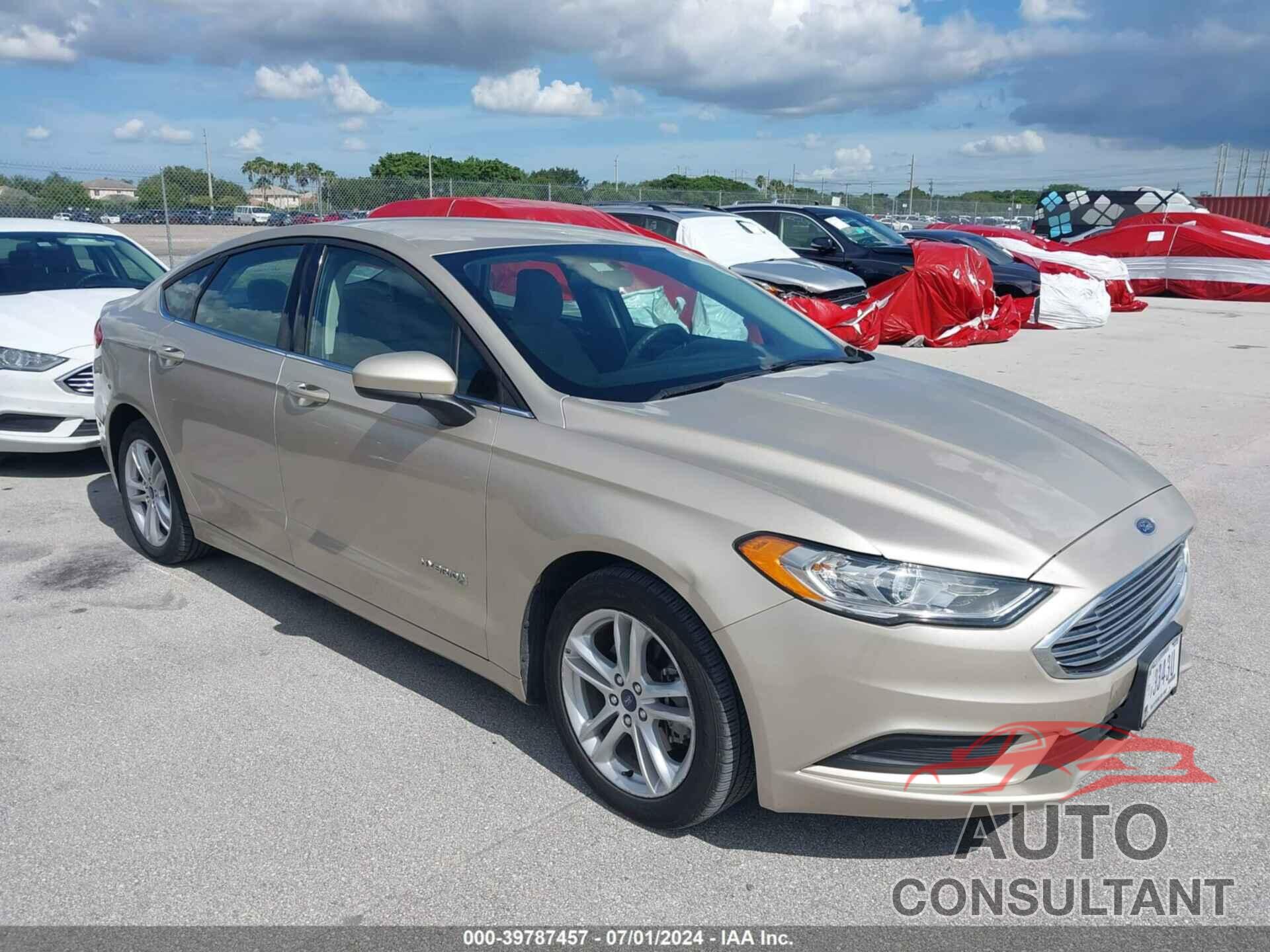 FORD FUSION HYBRID 2018 - 3FA6P0UU0JR122061