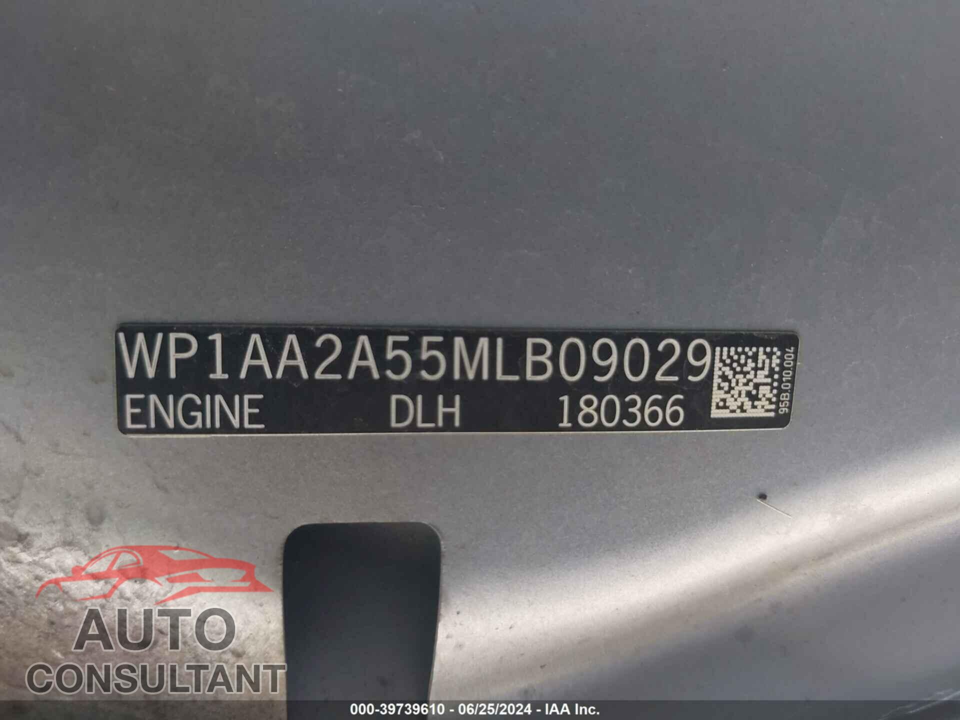 PORSCHE MACAN 2021 - WP1AA2A55MLB09029