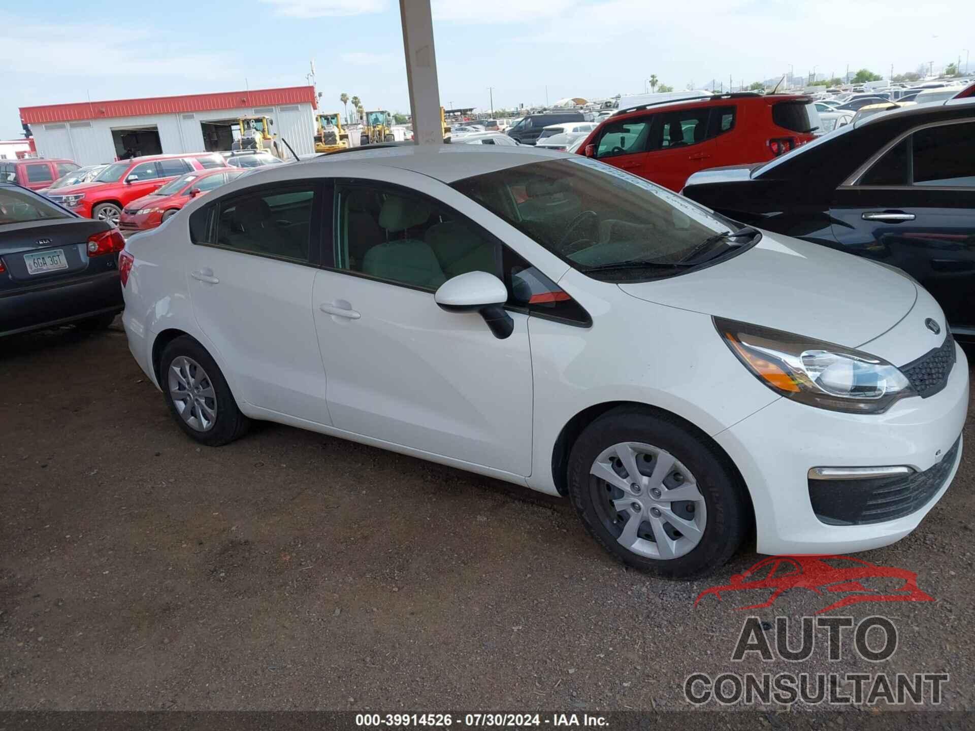 KIA RIO 2017 - KNADM4A38H6036434