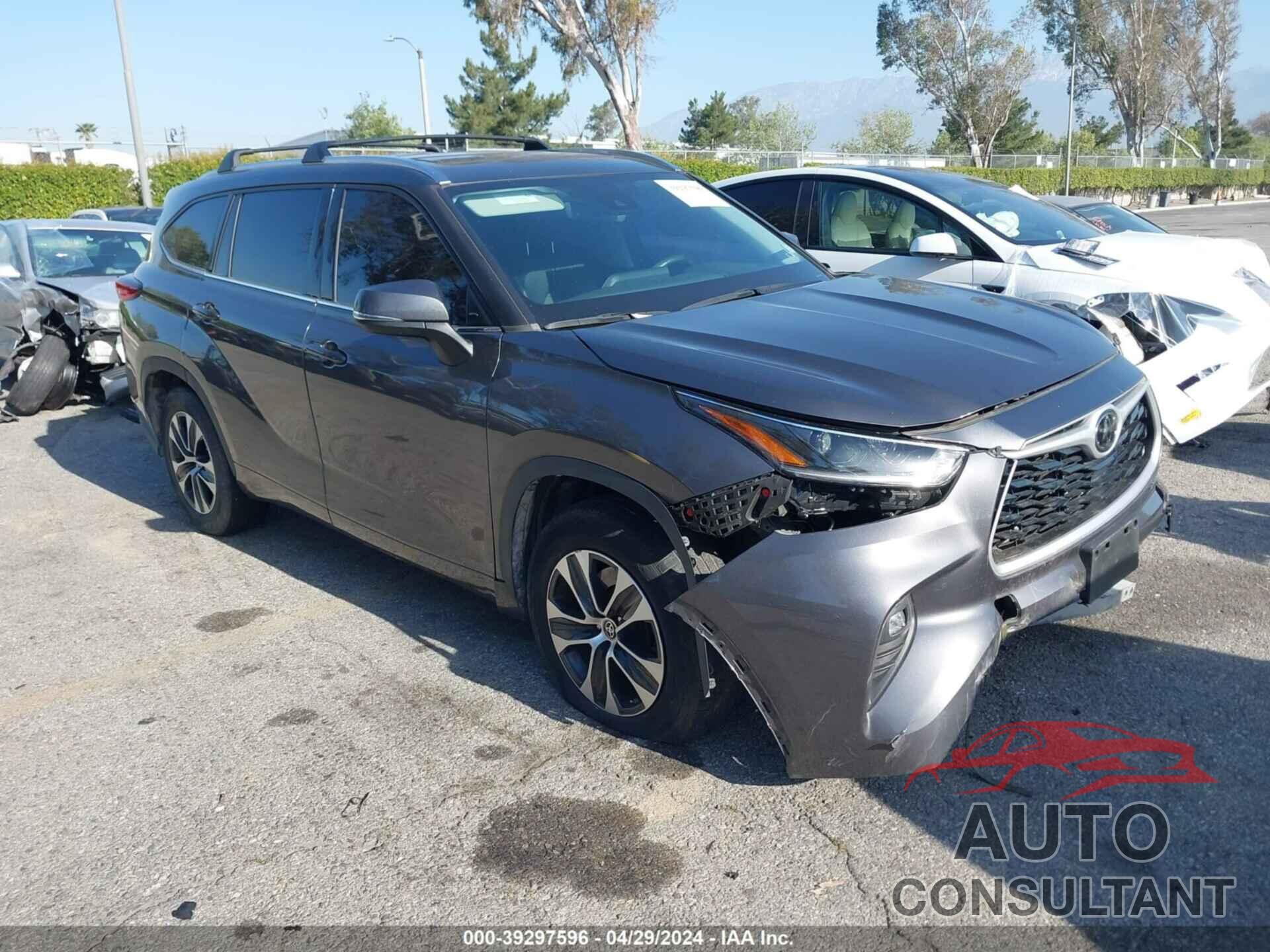 TOYOTA HIGHLANDER 2021 - 5TDHZRAH6MS071708