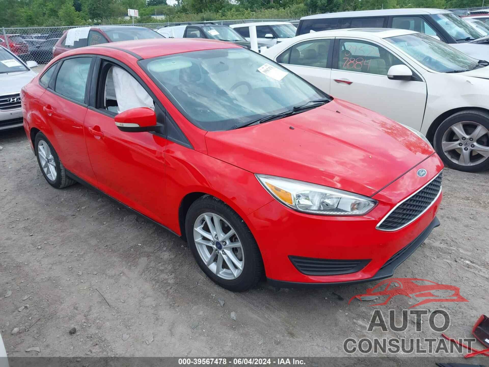 FORD FOCUS 2016 - 1FADP3F2XGL251453