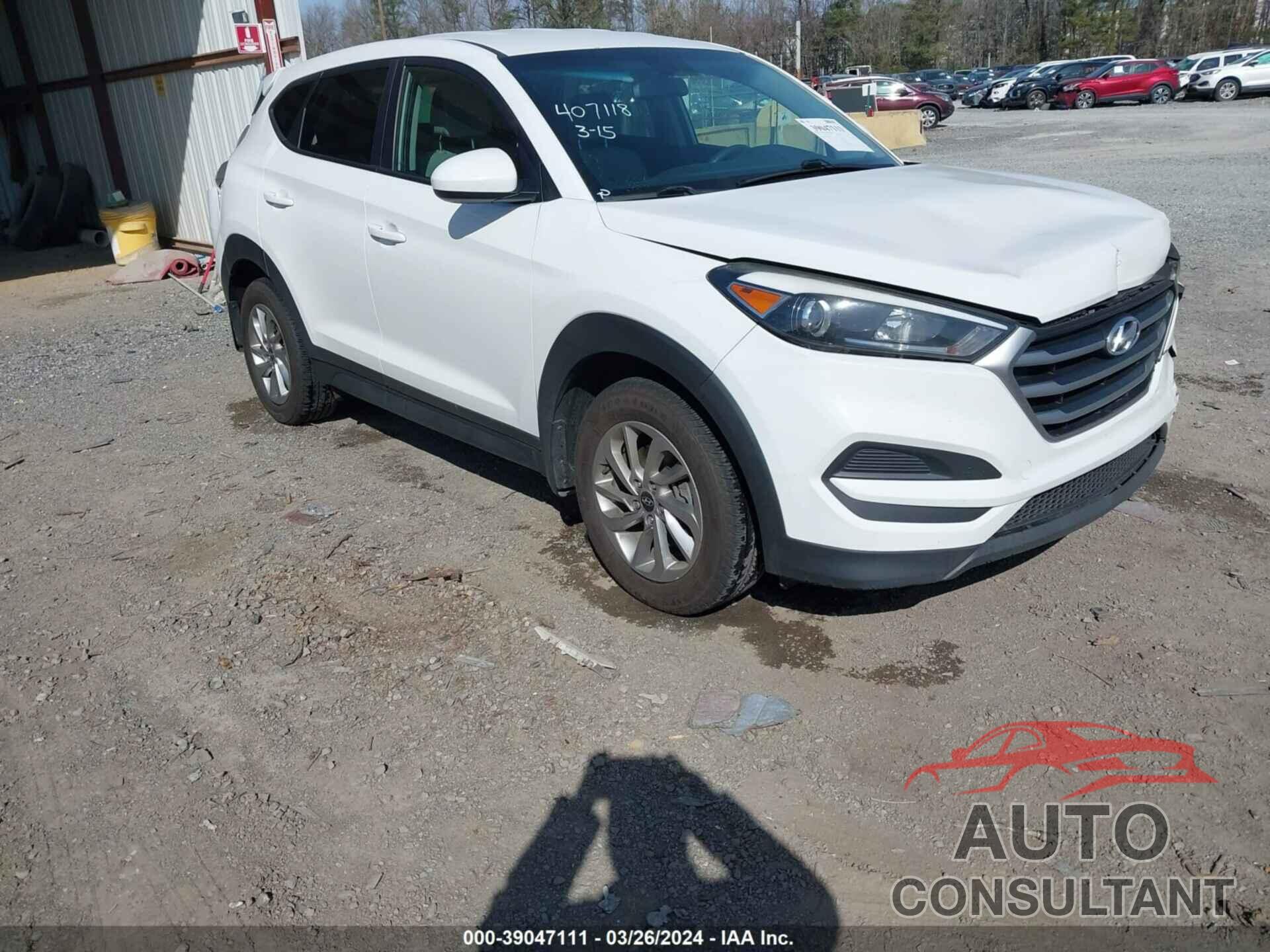 HYUNDAI TUCSON 2018 - KM8J23A42JU727762