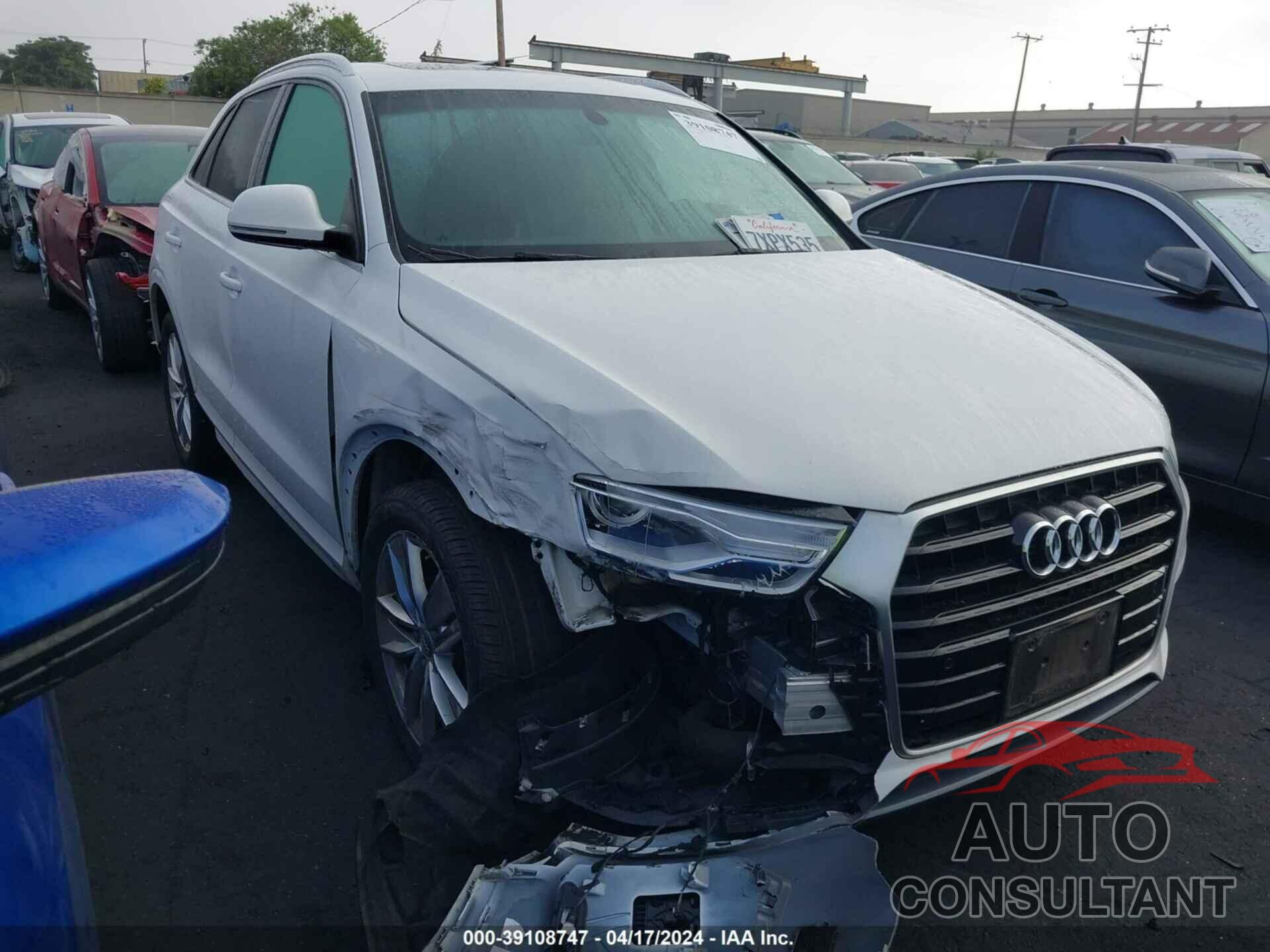 AUDI Q3 2017 - WA1HCCFS5HR016152