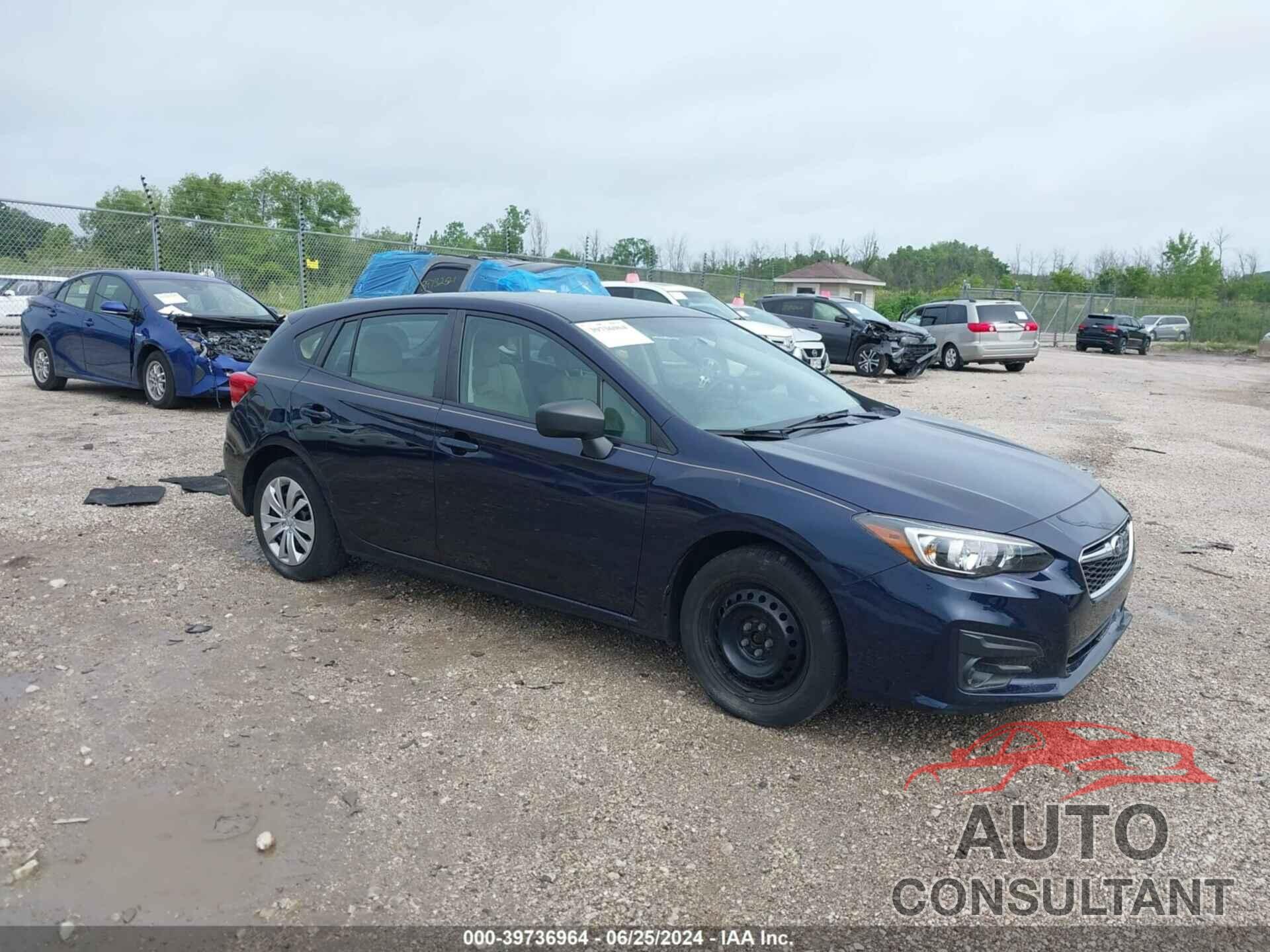 SUBARU IMPREZA 2019 - 4S3GTAA63K3715550