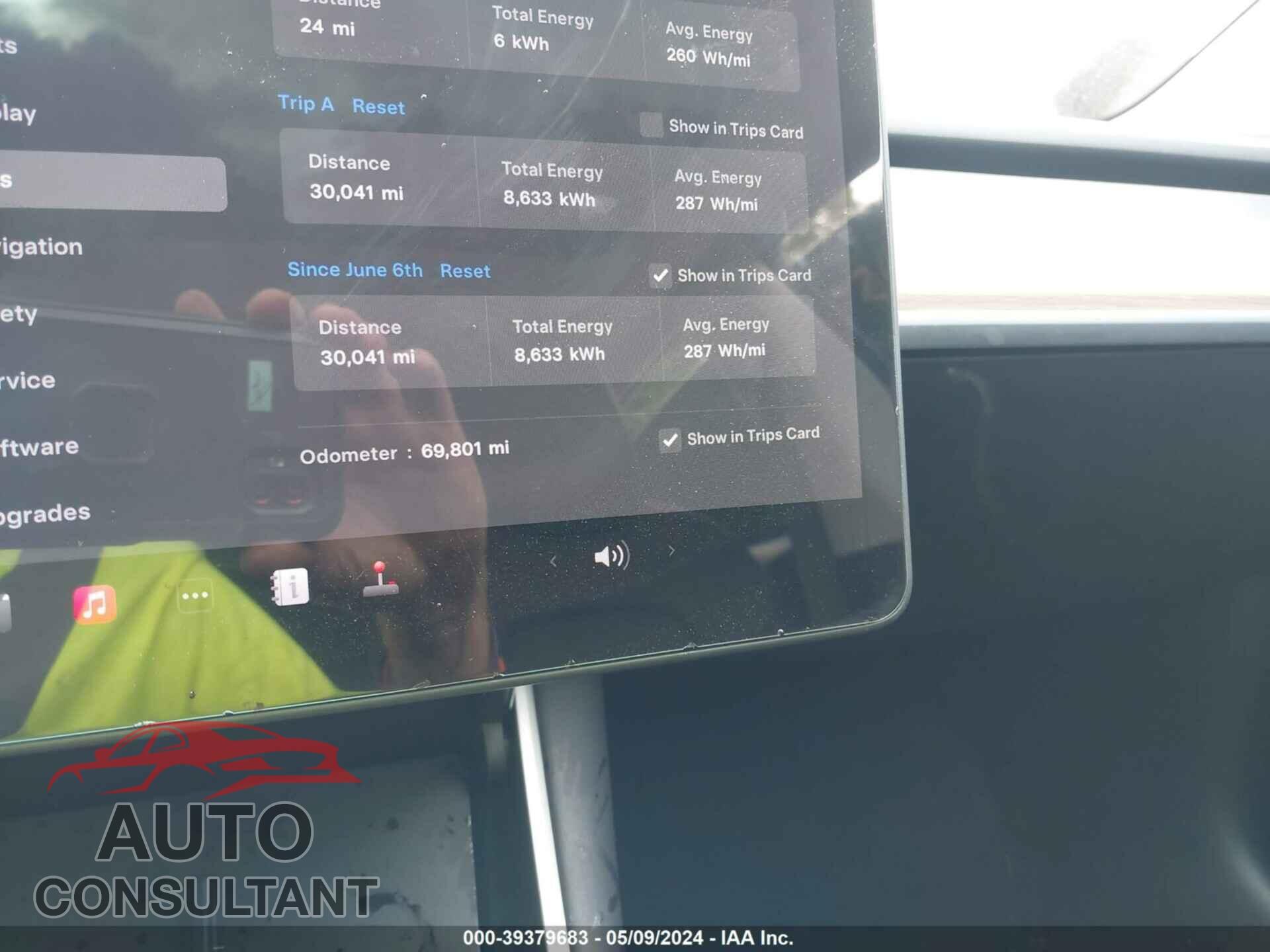 TESLA MODEL 3 2019 - 5YJ3E1EA9KF483630