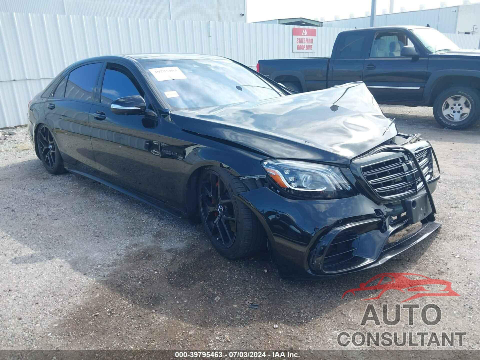 MERCEDES-BENZ AMG S 63 2018 - WDDUG8JB9JA399939