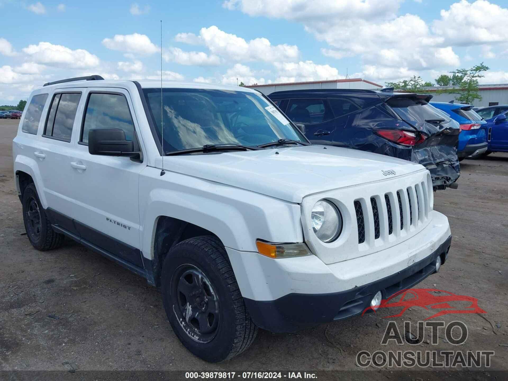 JEEP PATRIOT 2017 - 1C4NJRBB2HD142232