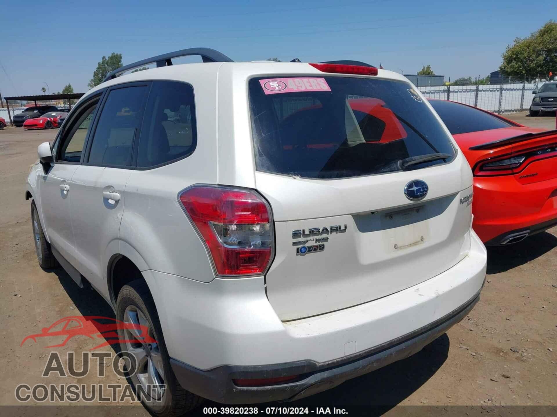 SUBARU FORESTER 2015 - JF2SJAFC2FH474931
