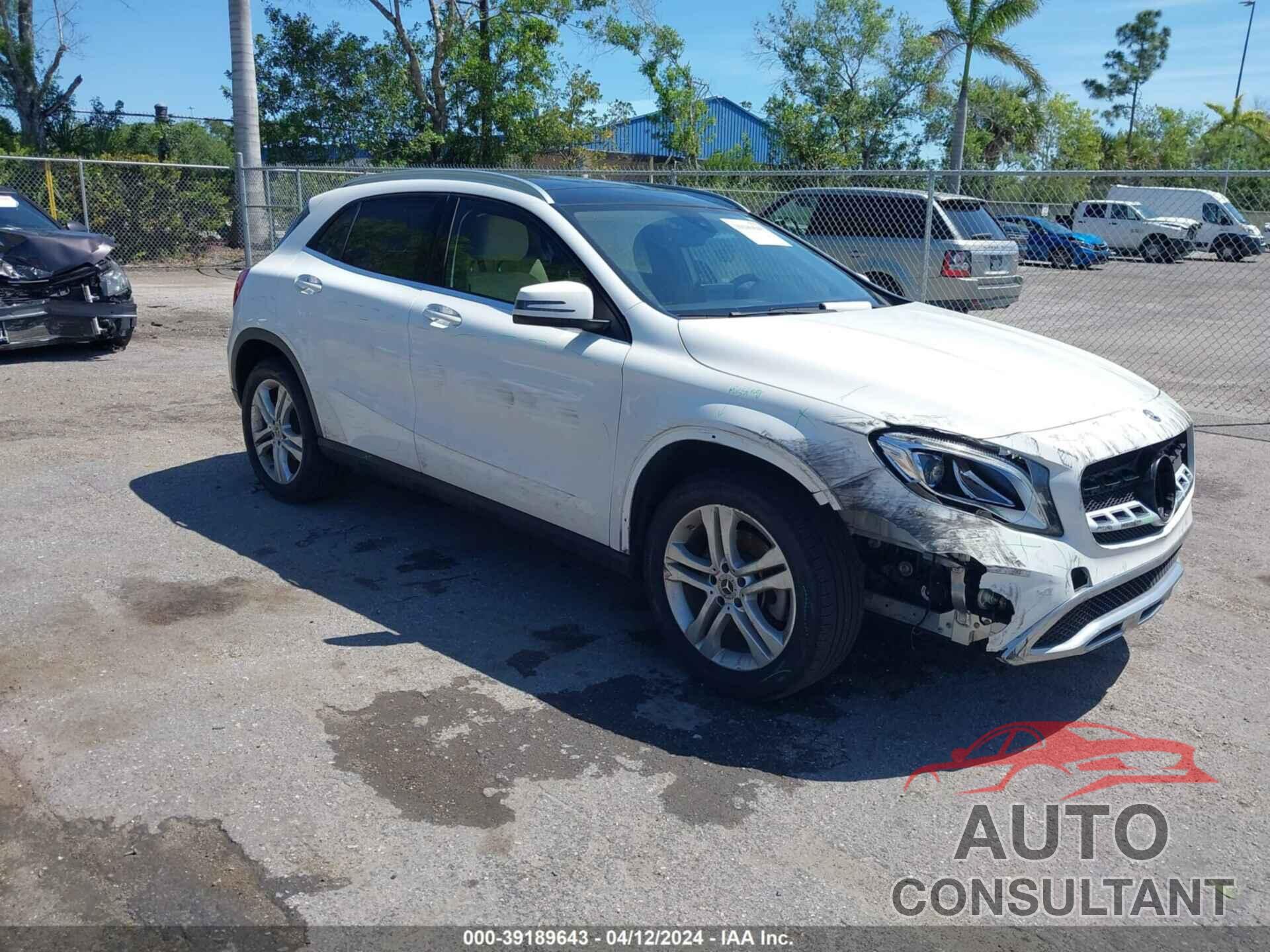 MERCEDES-BENZ GLA 250 2020 - WDCTG4GB3LJ679410