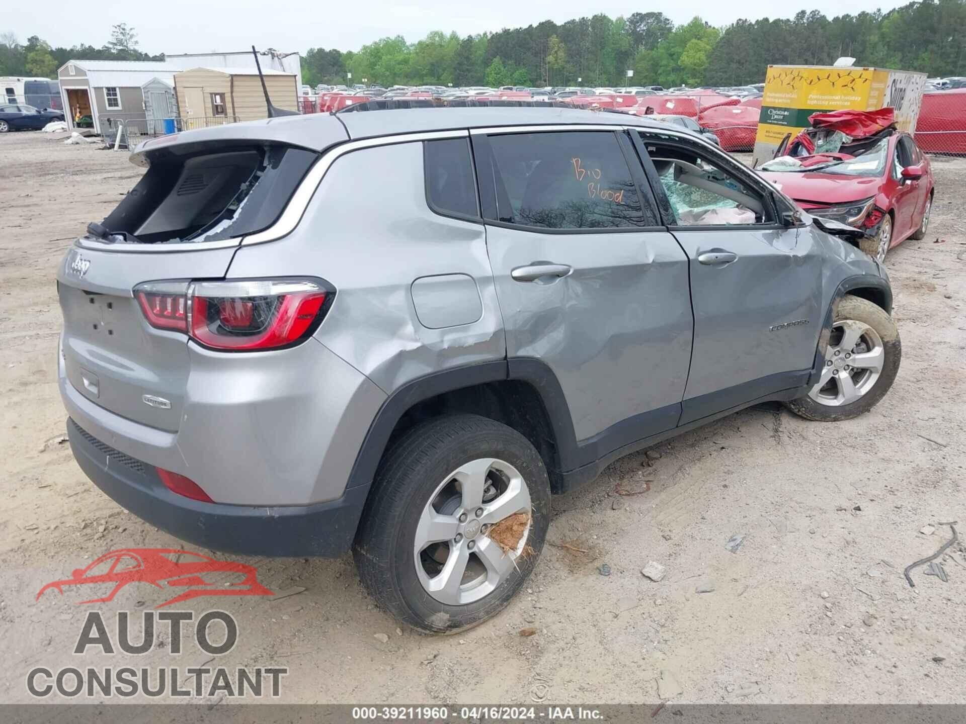 JEEP COMPASS 2020 - 3C4NJDBB7LT242302