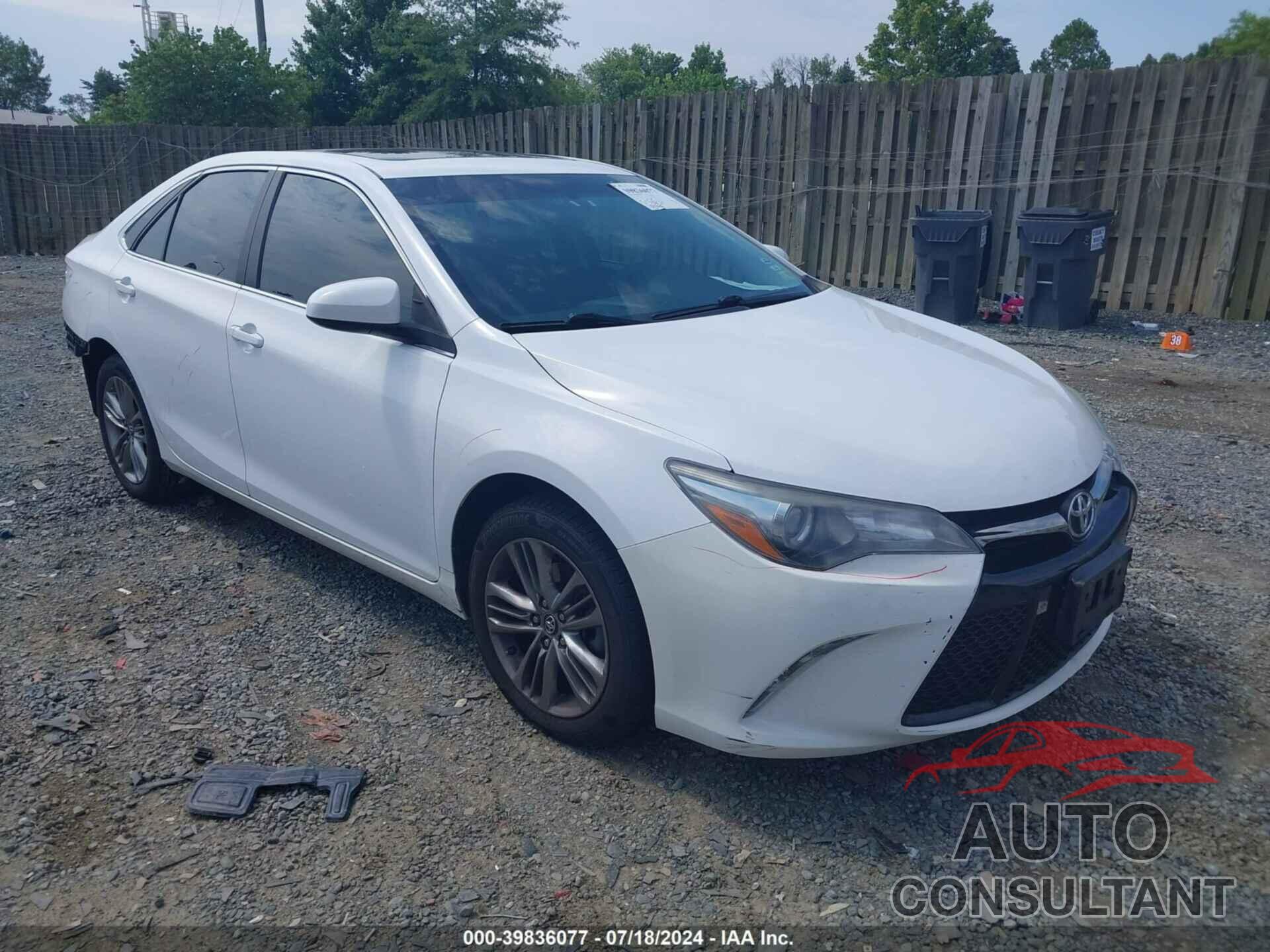 TOYOTA CAMRY 2017 - 4T1BF1FK1HU356530