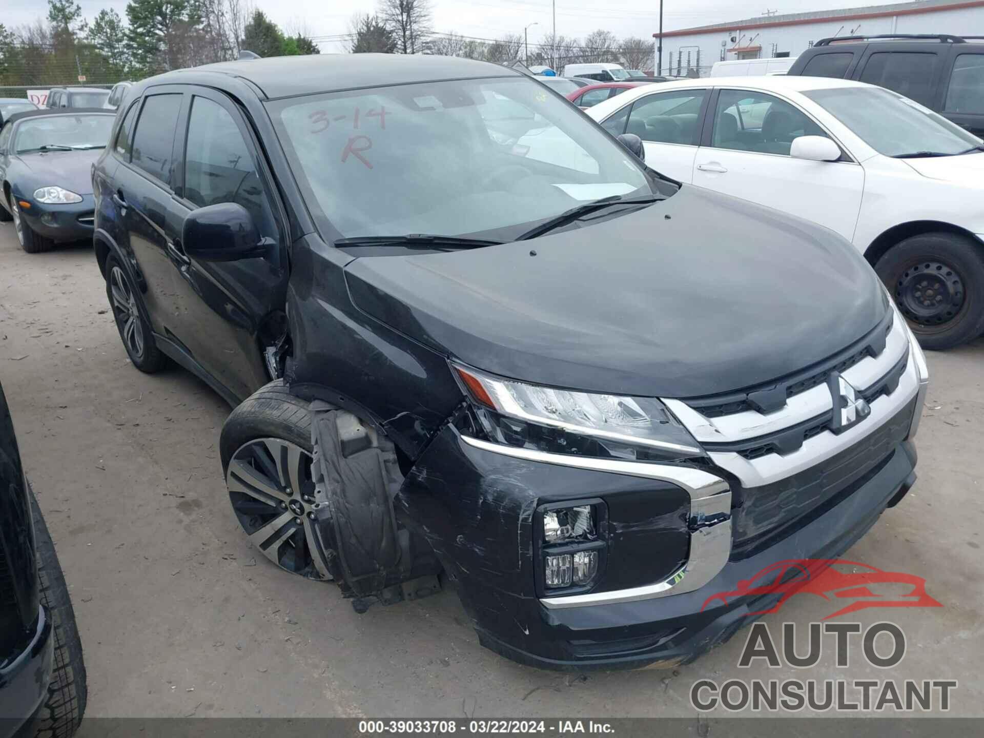 MITSUBISHI OUTLANDER SPORT 2022 - JA4ARUAU5NU014022