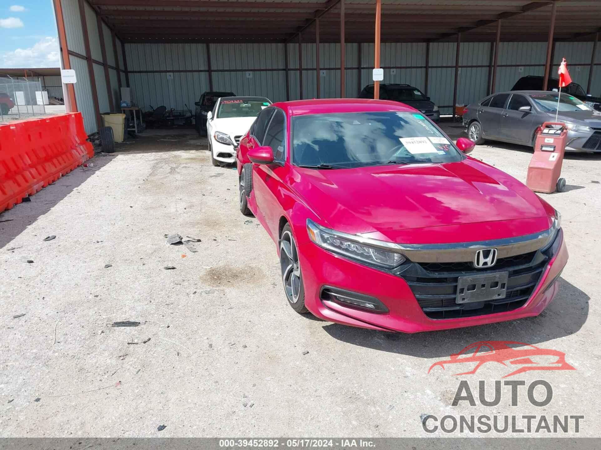 HONDA ACCORD 2019 - 1HGCV1F31KA118210