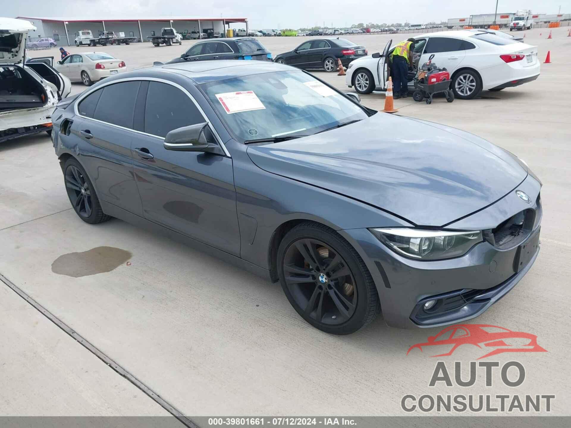 BMW 430I GRAN COUPE 2019 - WBA4J1C58KBM14790